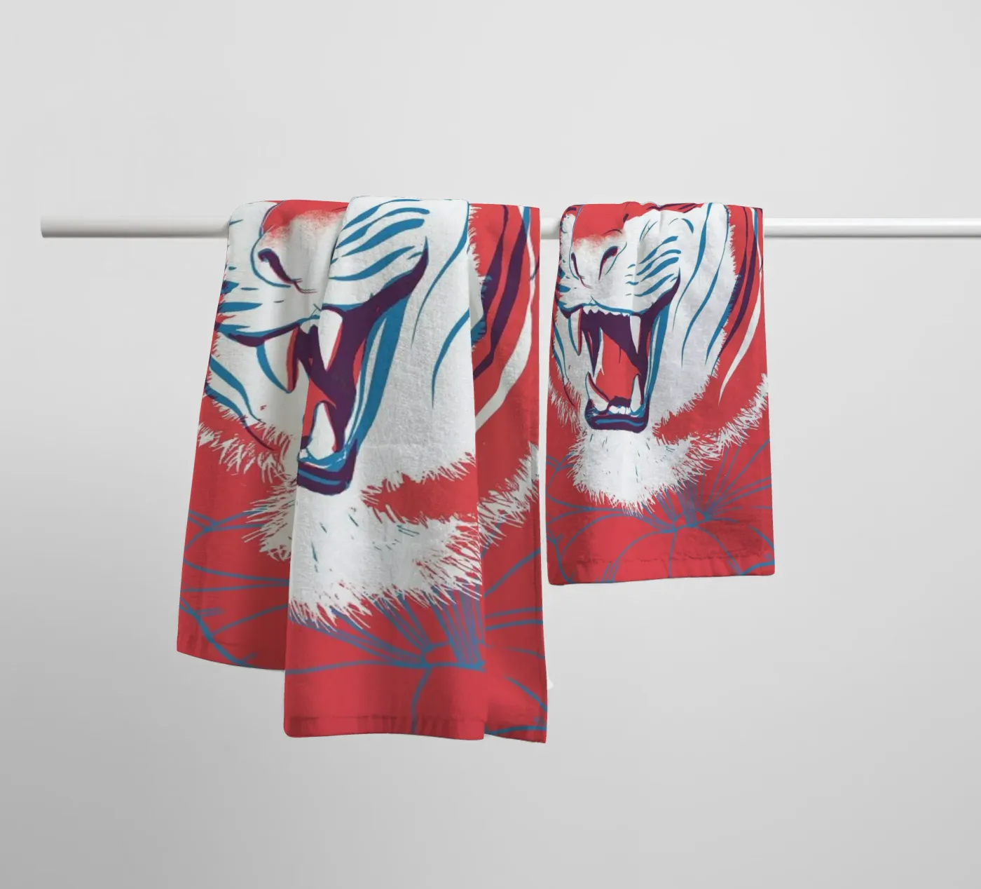 Tiger towel by Pietari Posti