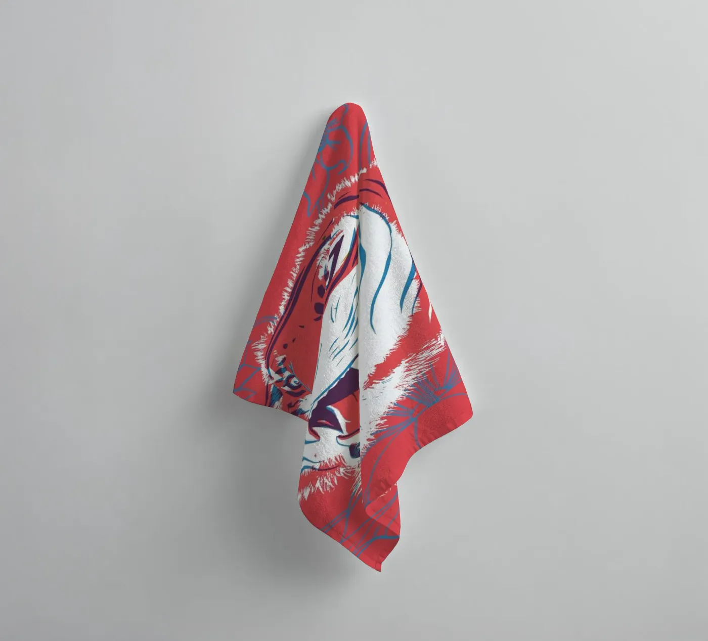 Tiger towel by Pietari Posti