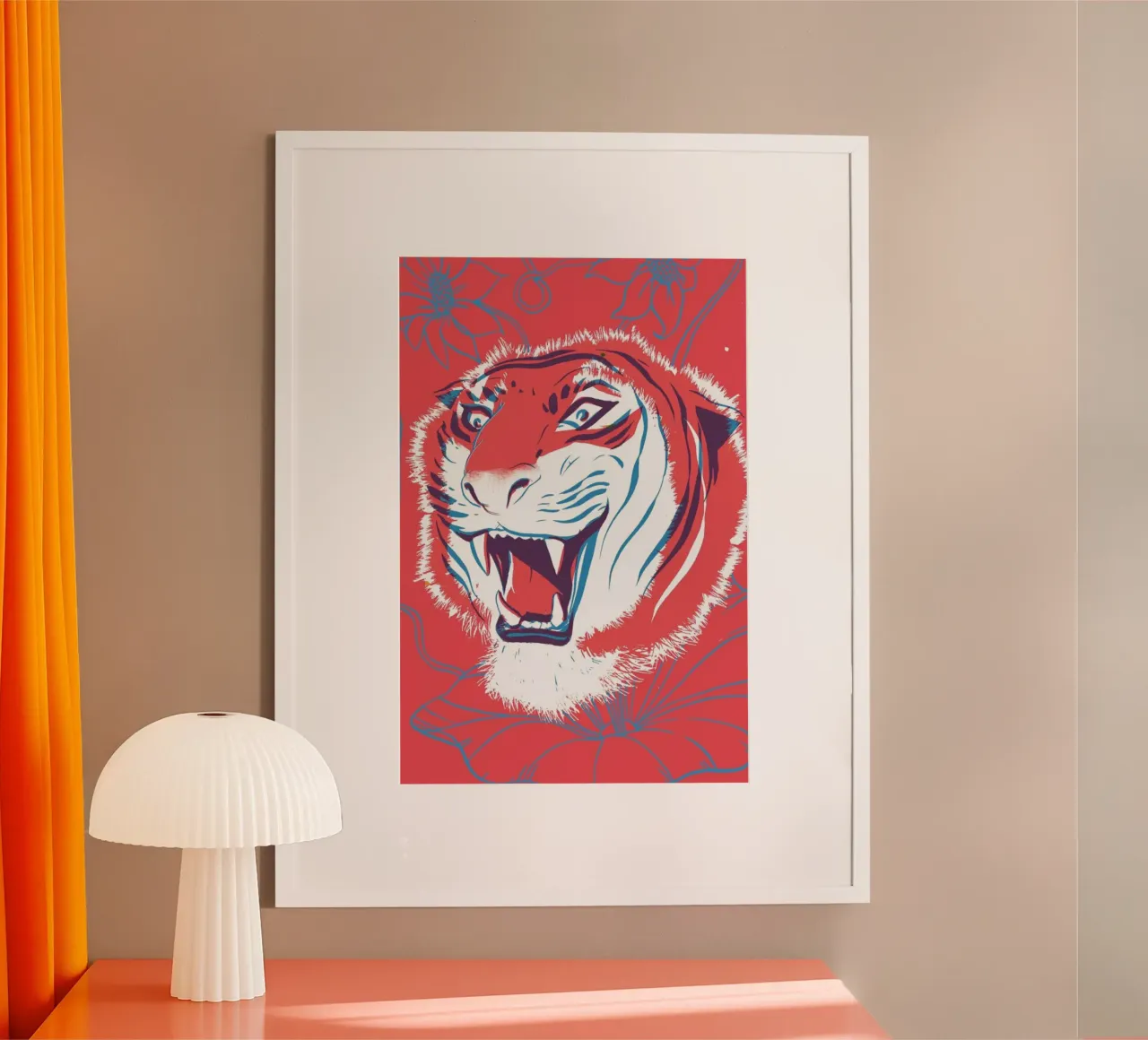 Tiger Hahnemühle von Pietari Posti