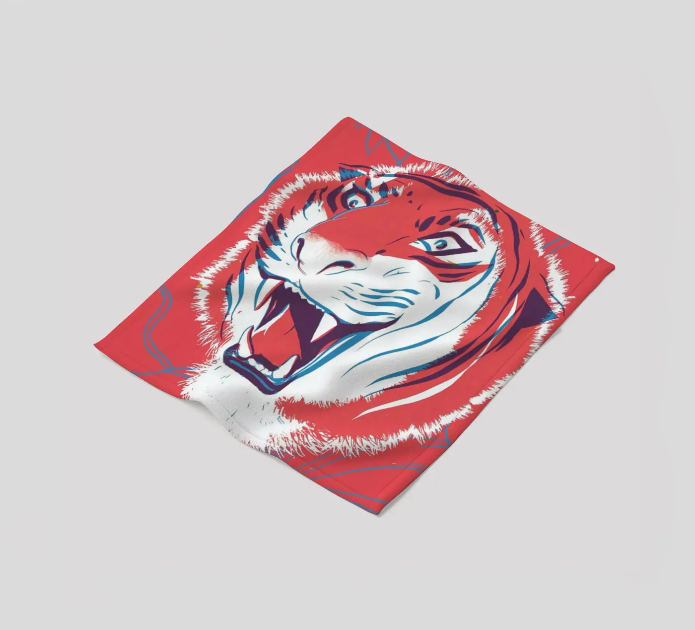 Tiger fleecedeken van Pietari Posti