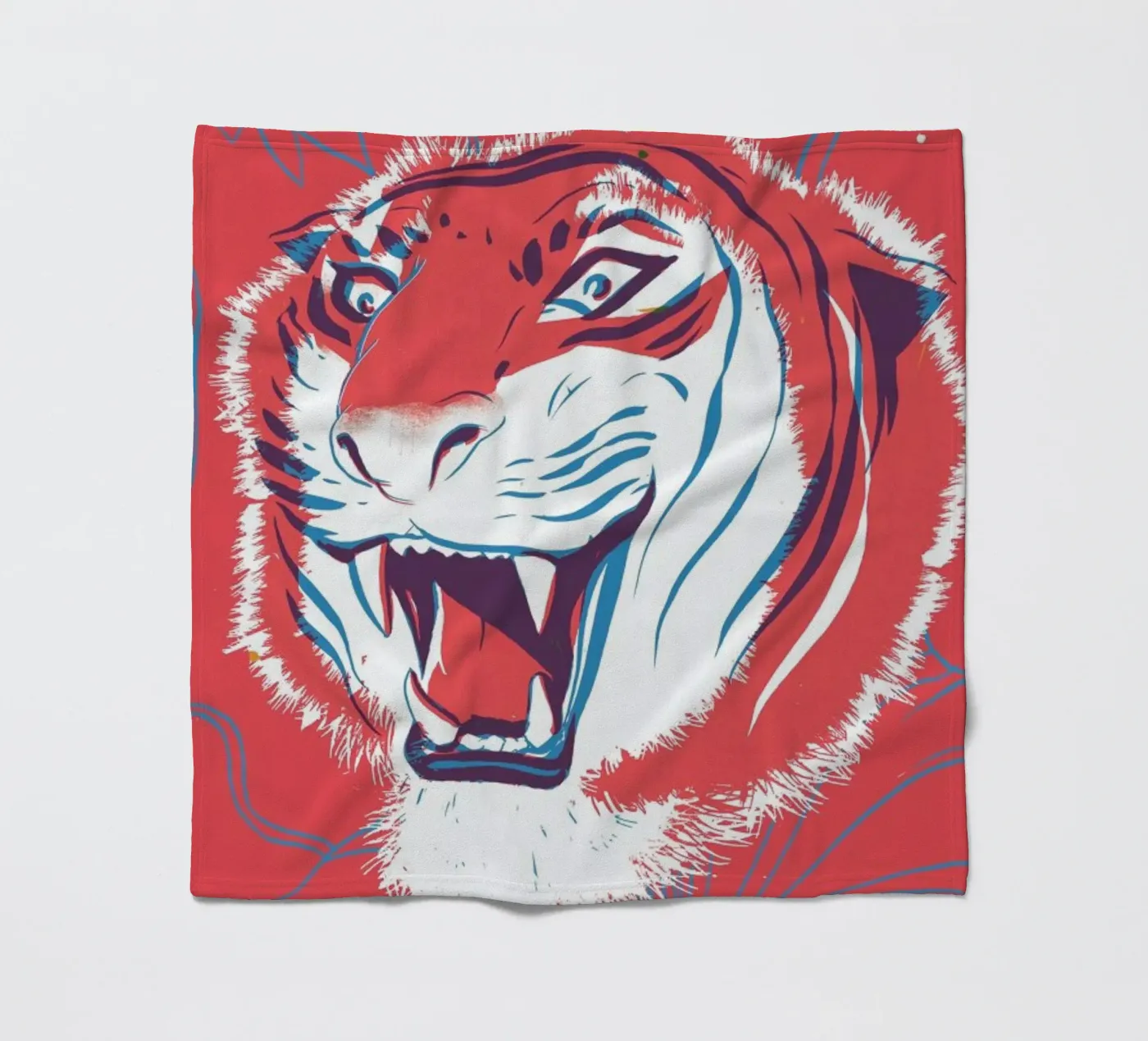 Tiger fleecedeken van Pietari Posti