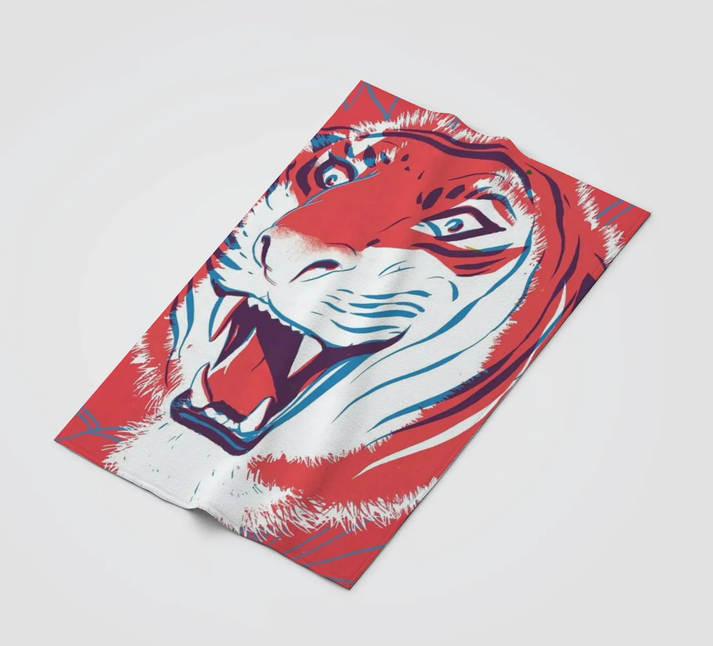 Tiger fleecedeken van Pietari Posti