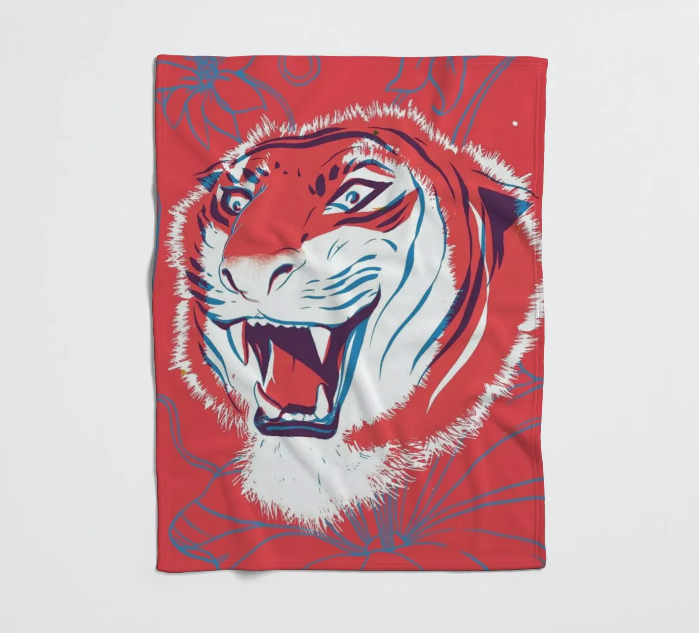 Tiger fleecedeken van Pietari Posti
