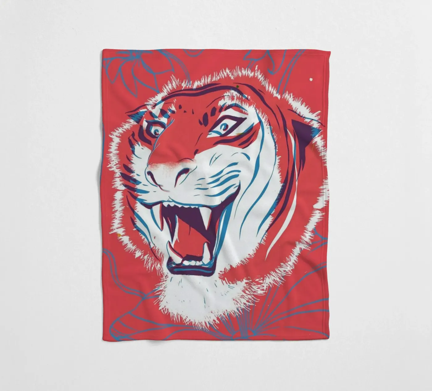 Tiger fleecedeken van Pietari Posti