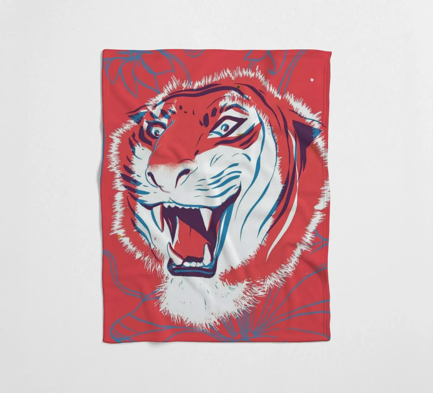 Tiger fleecedeken van Pietari Posti