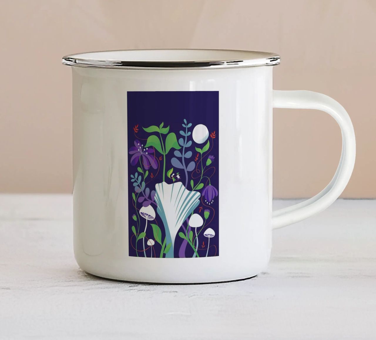 Underworld tazza in smalto da Pietari Posti