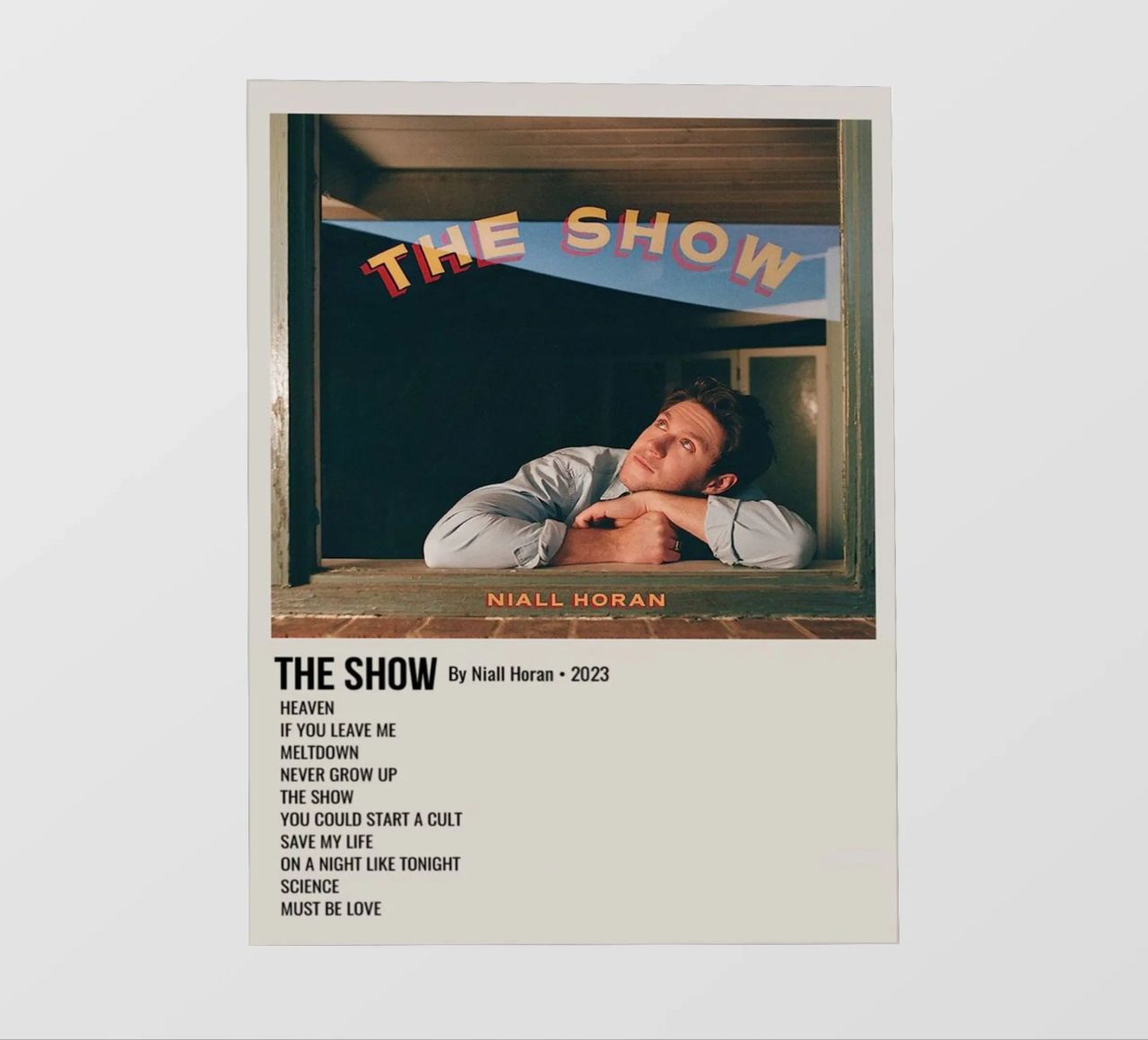 THE SHOW By Niall Horan - 2023 pellicola backlit da SoundStudio