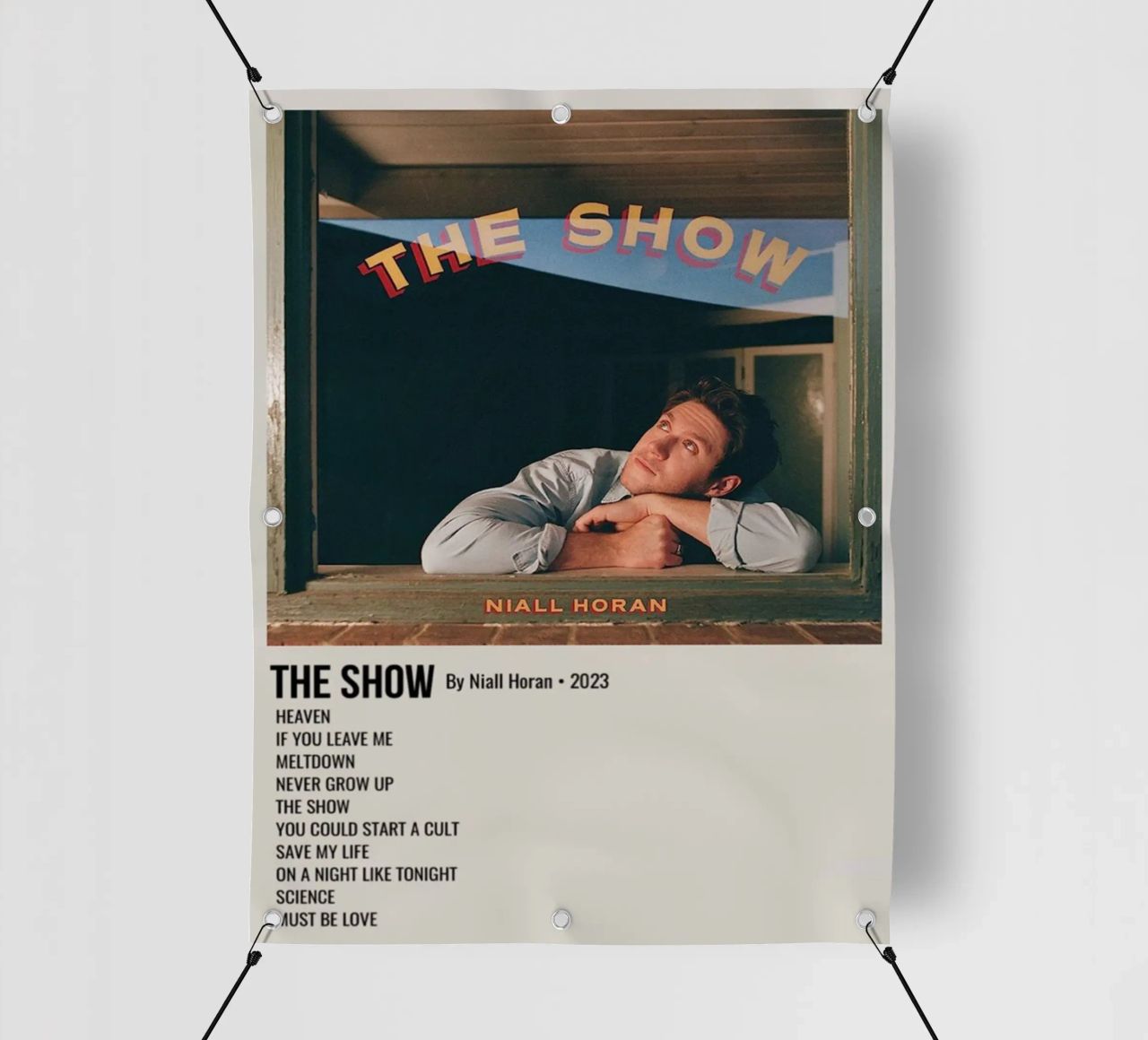 THE SHOW By Niall Horan - 2023 telo in pvc da SoundStudio