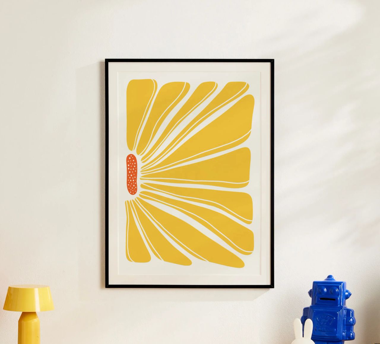 Floral sunshine poster by BAINAI KIDS