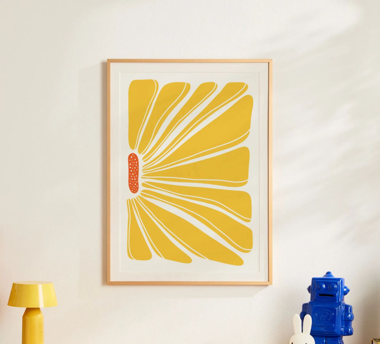 Floral sunshine poster by BAINAI KIDS