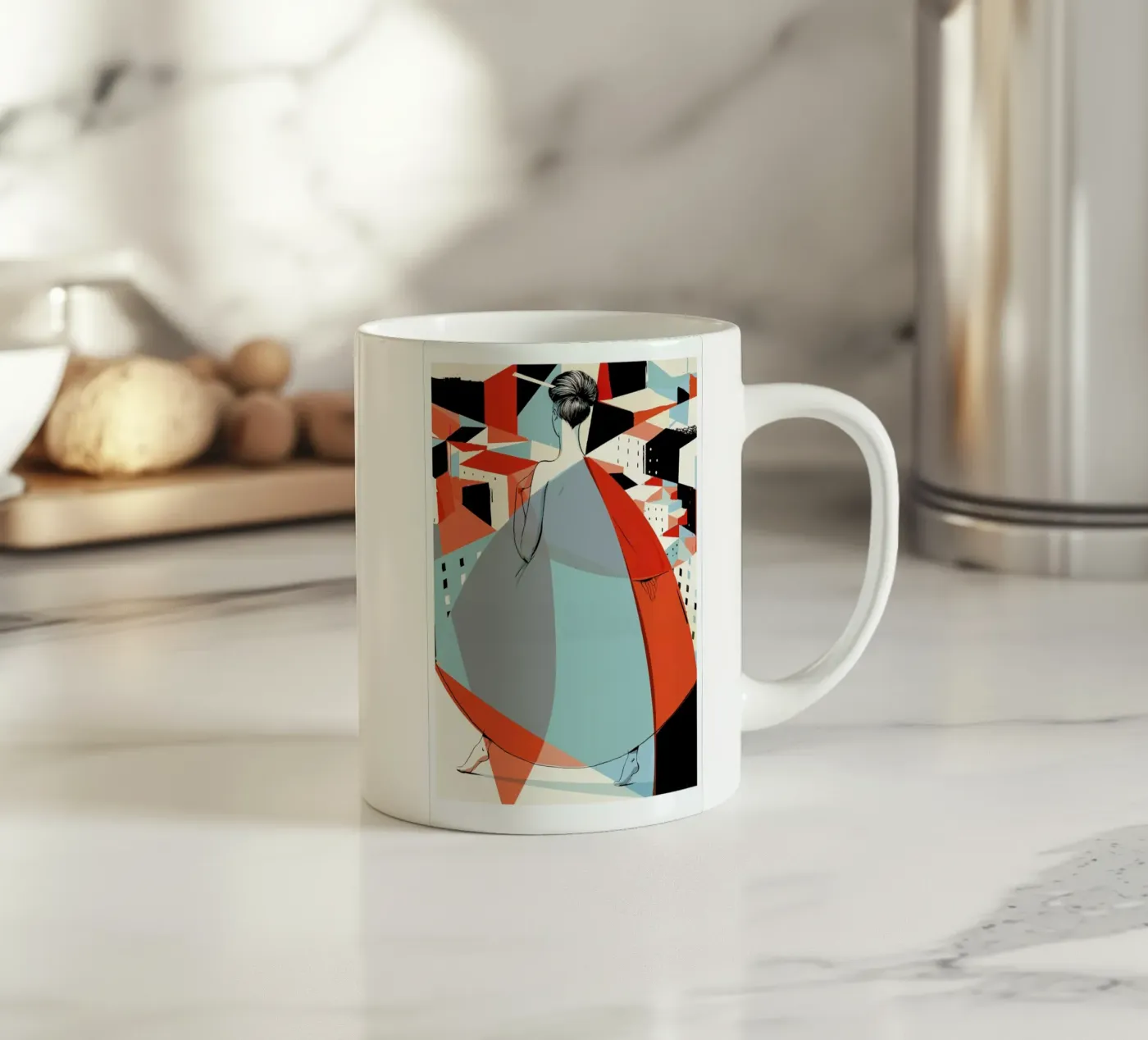Architecture ceramic mug by Pietari Posti