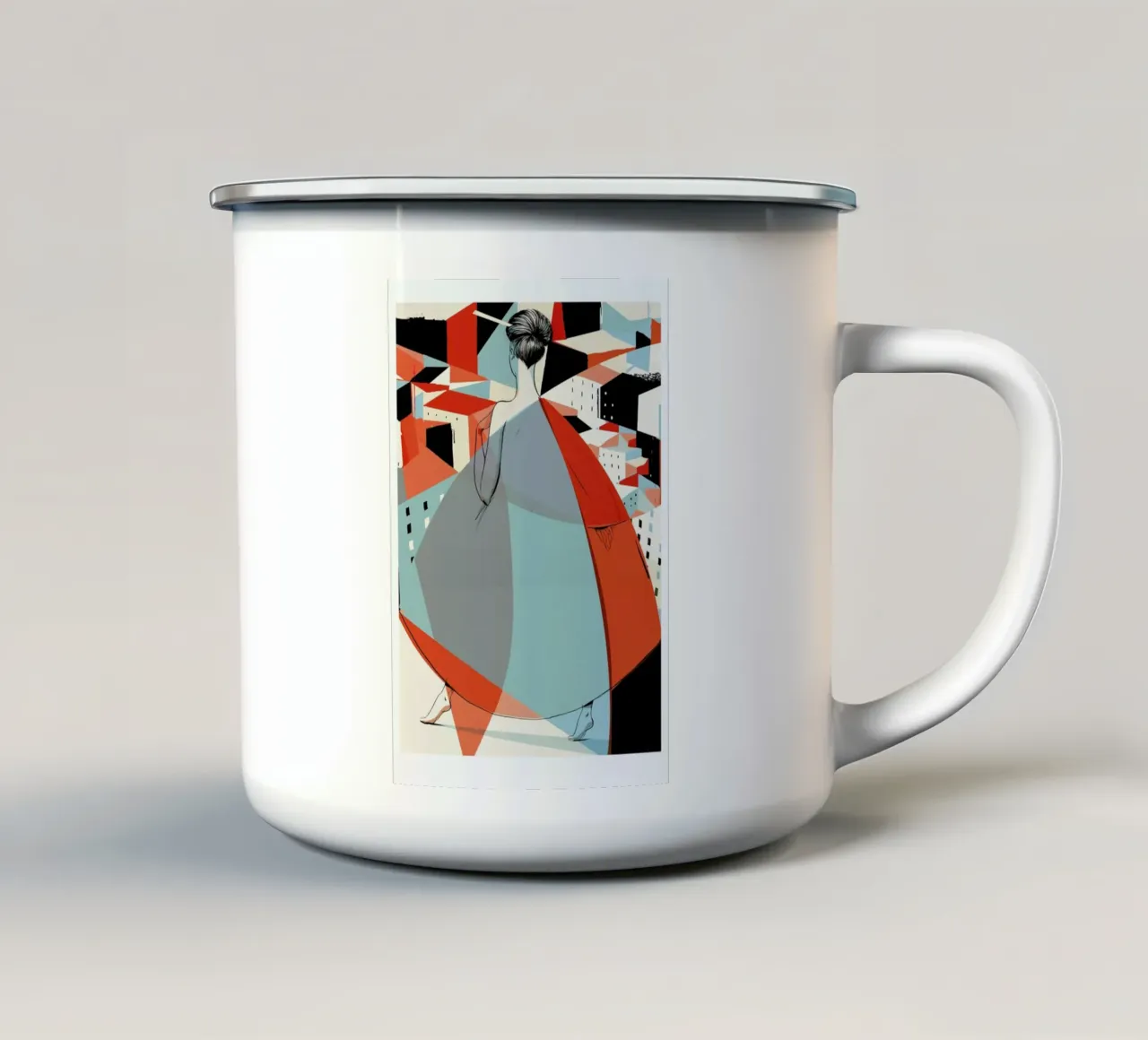 Architecture tazza in smalto da Pietari Posti
