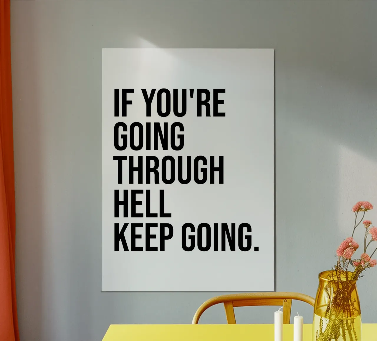 Se stai attraversando l'inferno continua a citare poster da Paigaam Studio