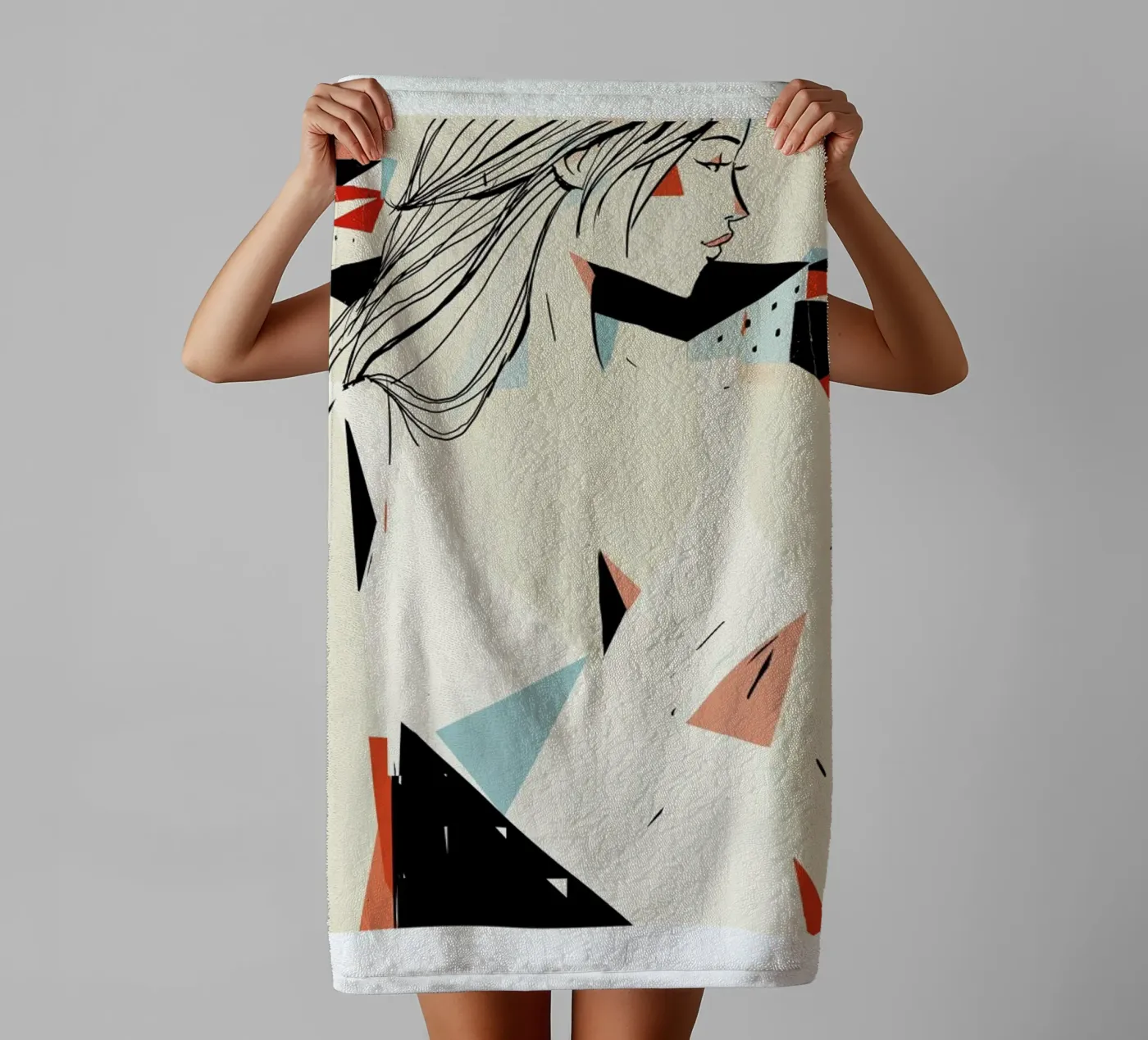 Looking badhanddoek van Pietari Posti