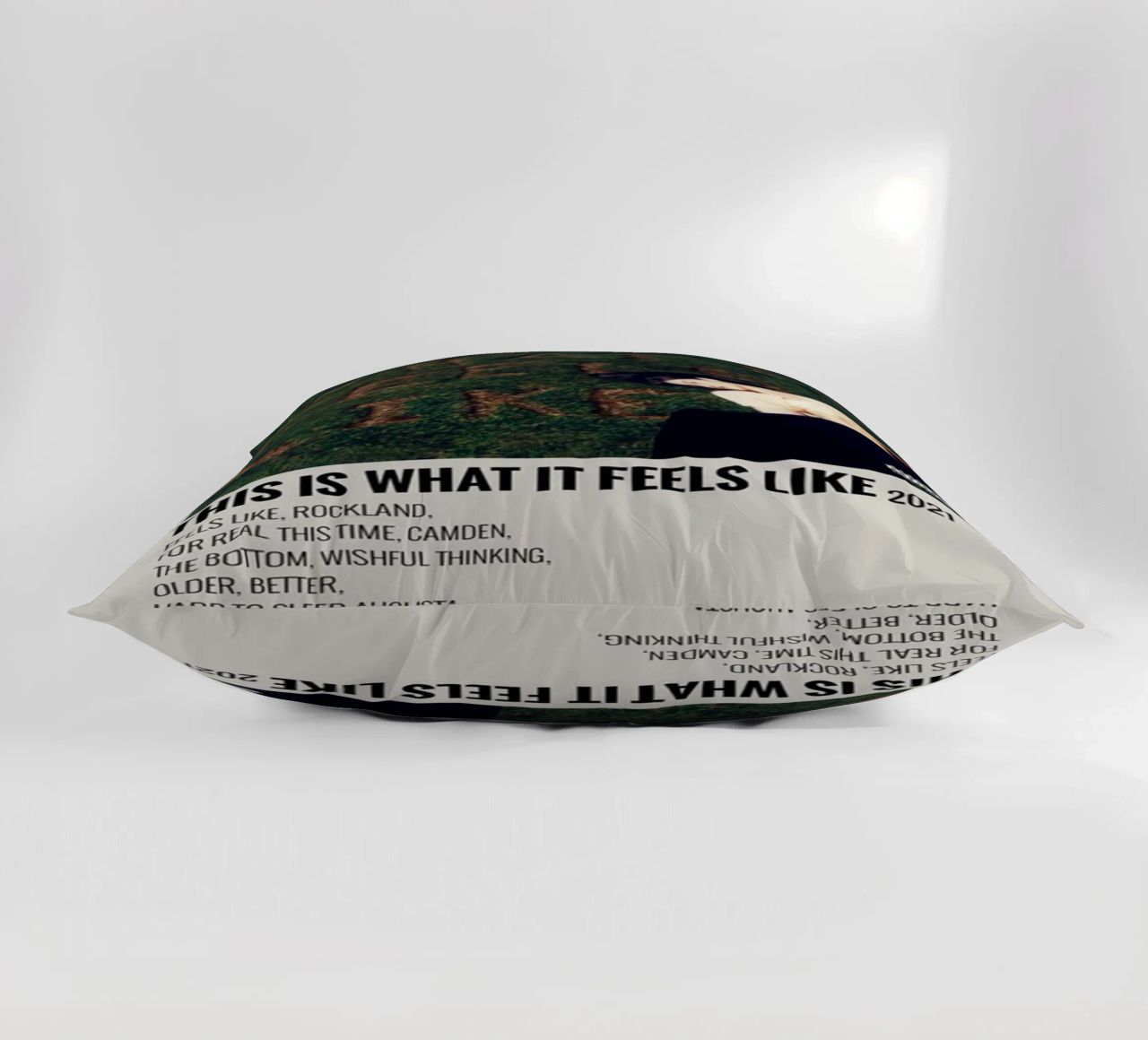 This Is What It Feels Like Gracie Abrams decorative cushion by SoundStudio
