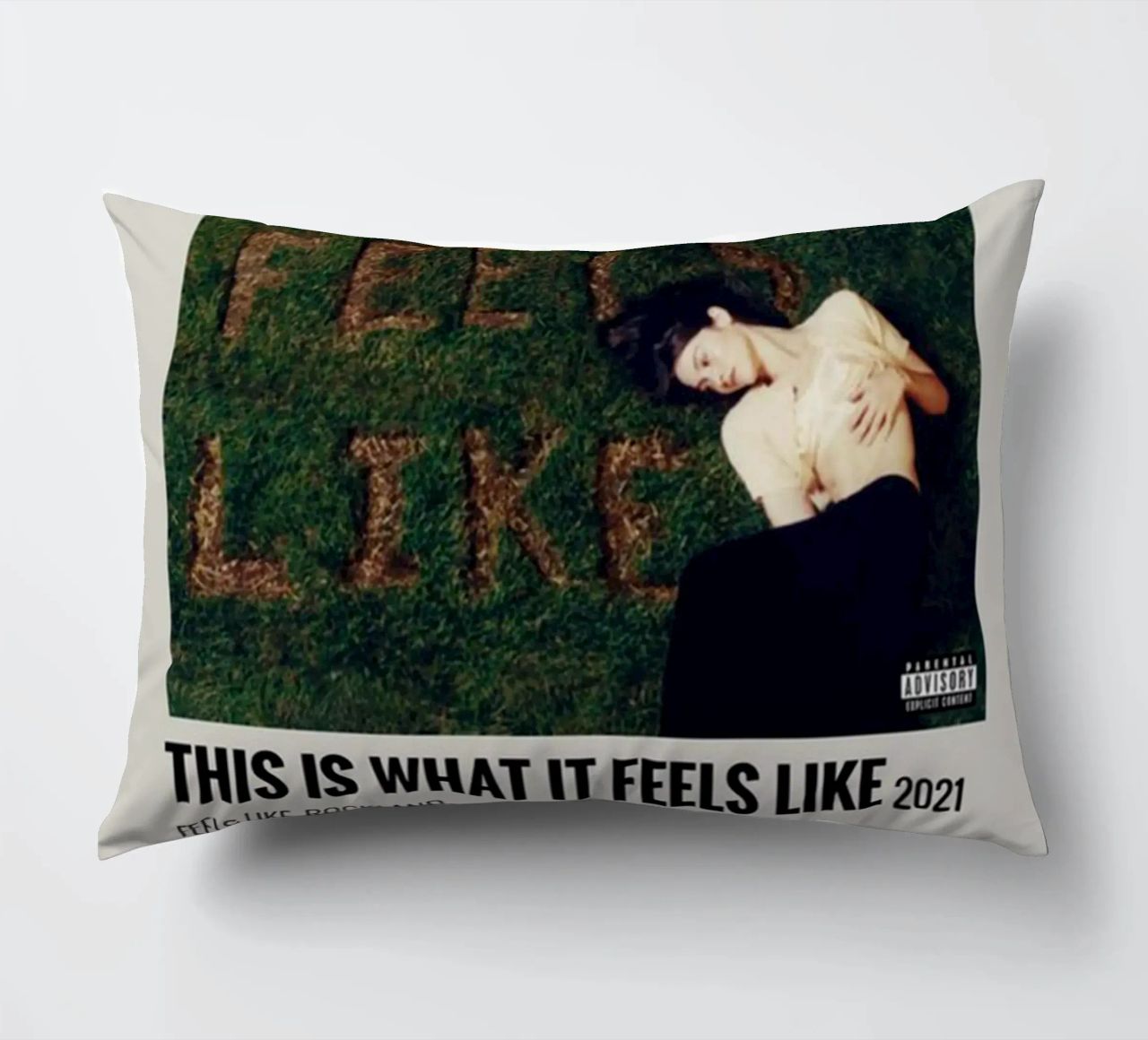 This Is What It Feels Like Gracie Abrams decorative cushion by SoundStudio