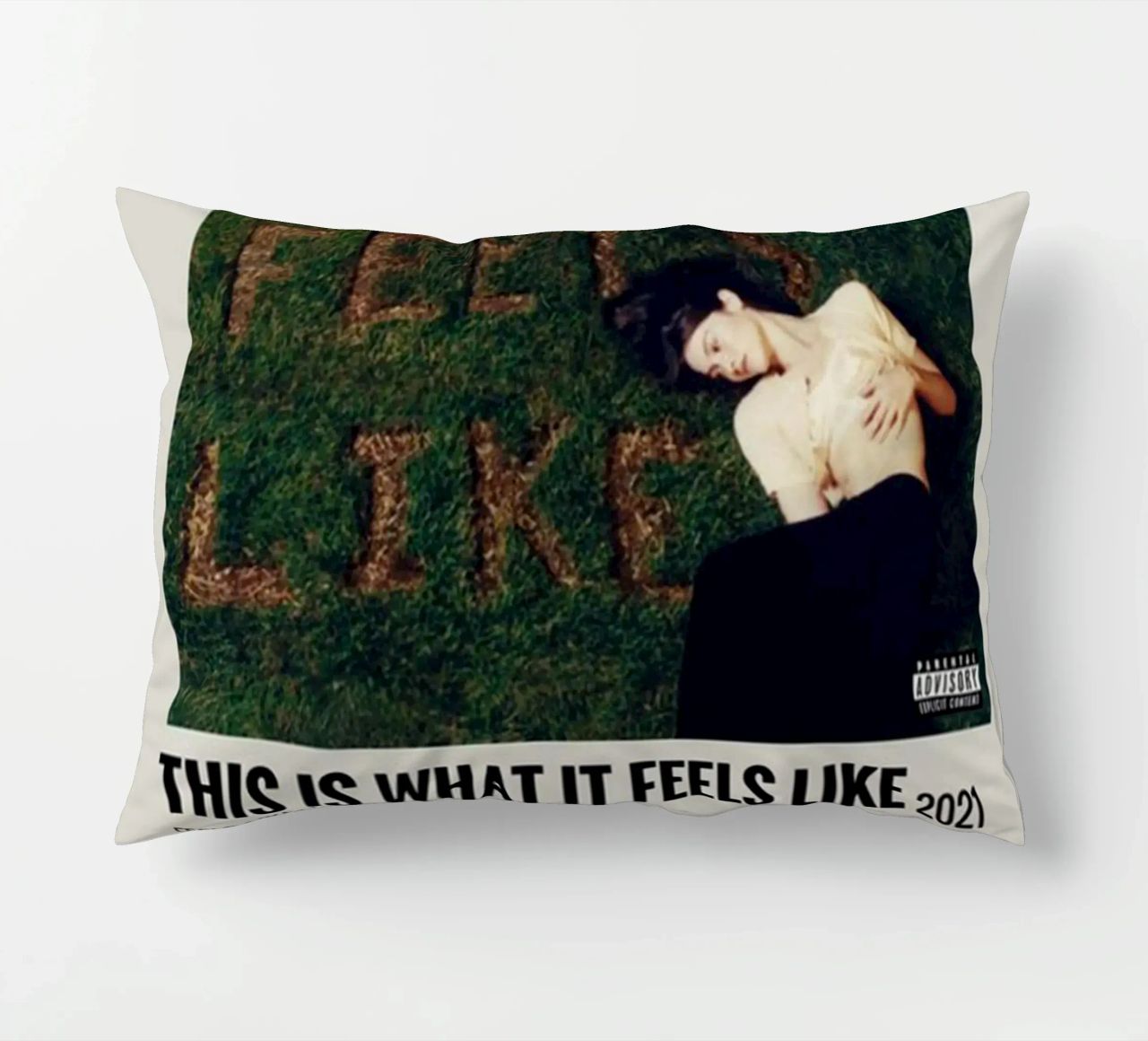 This Is What It Feels Like Gracie Abrams decorative cushion by SoundStudio