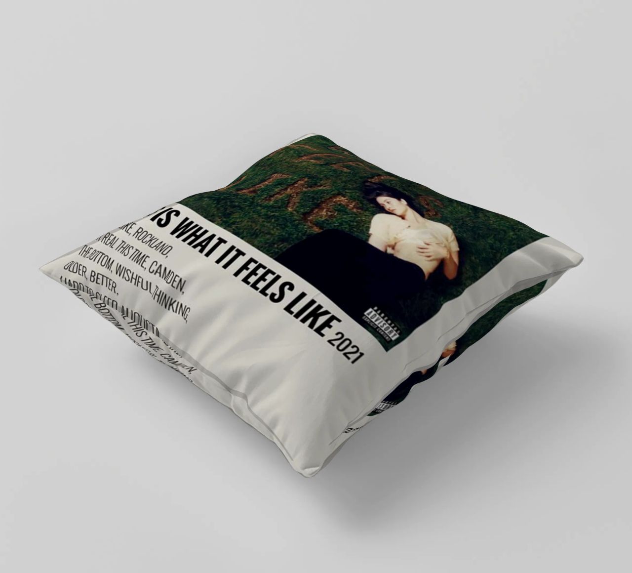 This Is What It Feels Like Gracie Abrams decorative cushion by SoundStudio