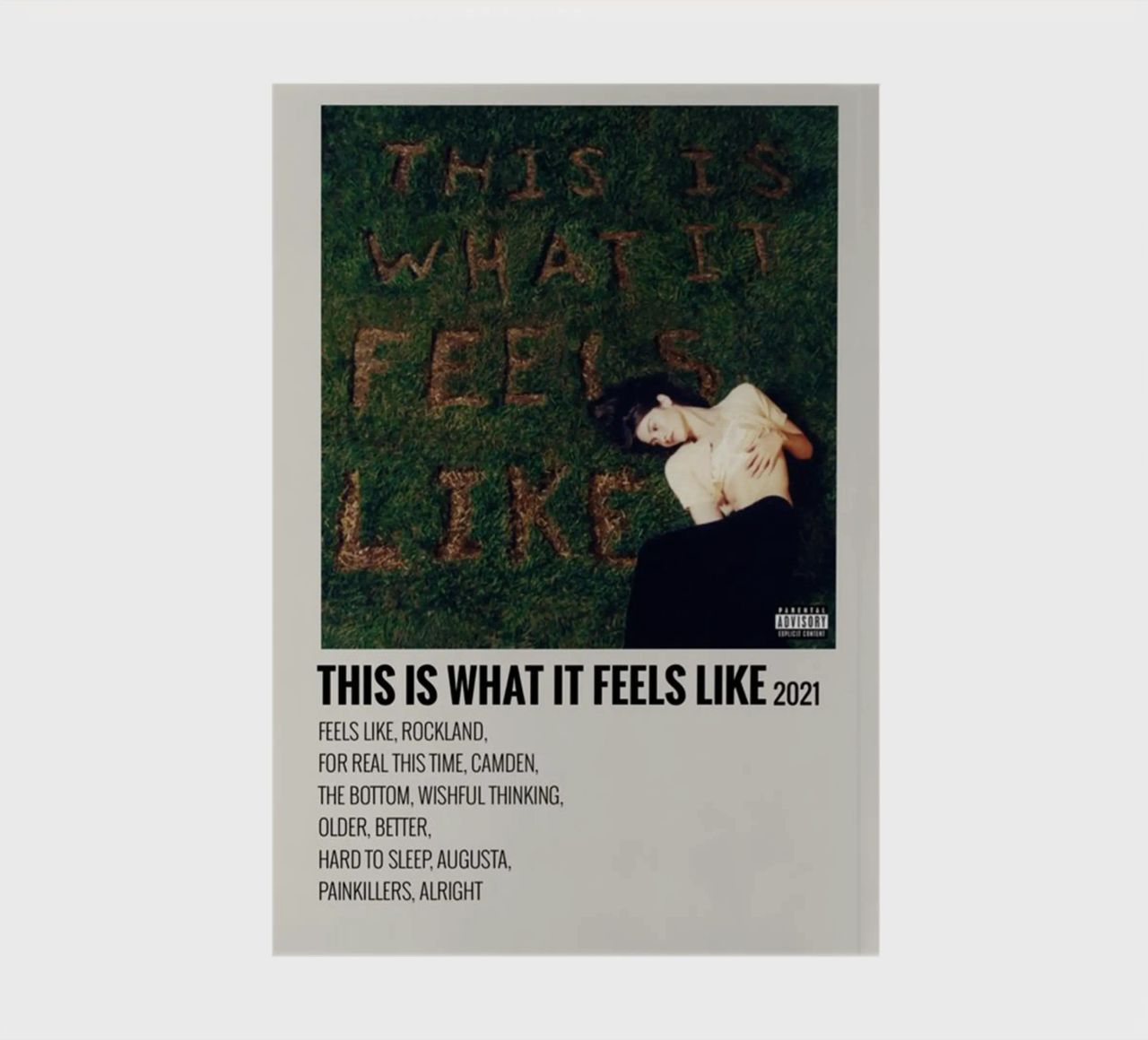 This Is What It Feels Like Gracie Abrams notebook by SoundStudio