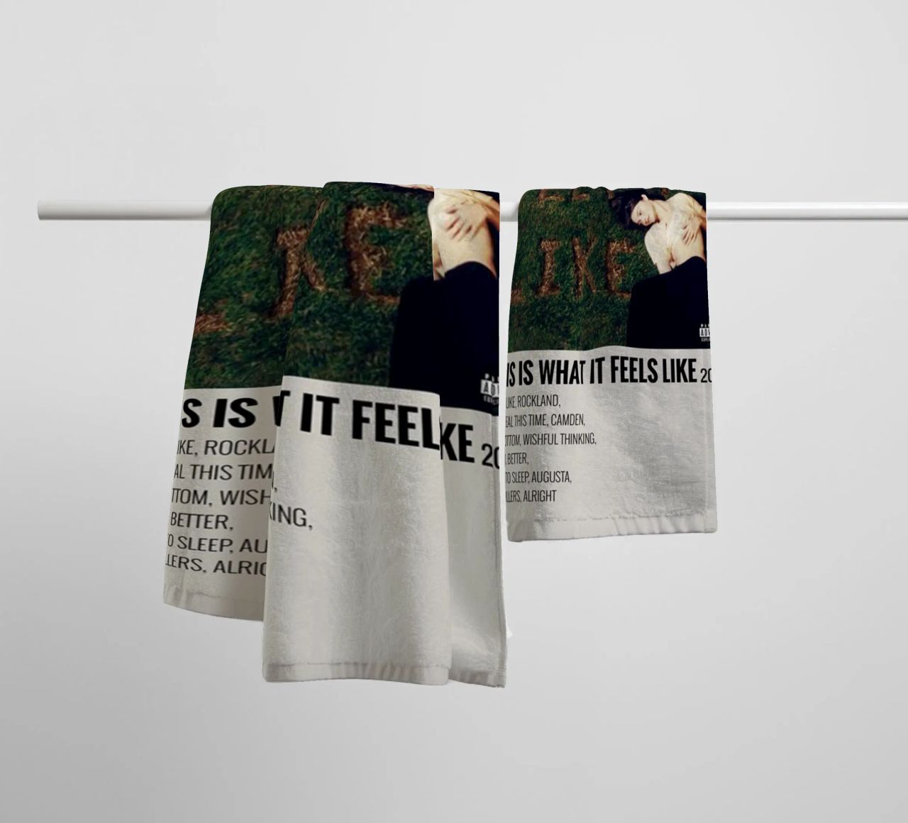 This Is What It Feels Like Gracie Abrams towel by SoundStudio