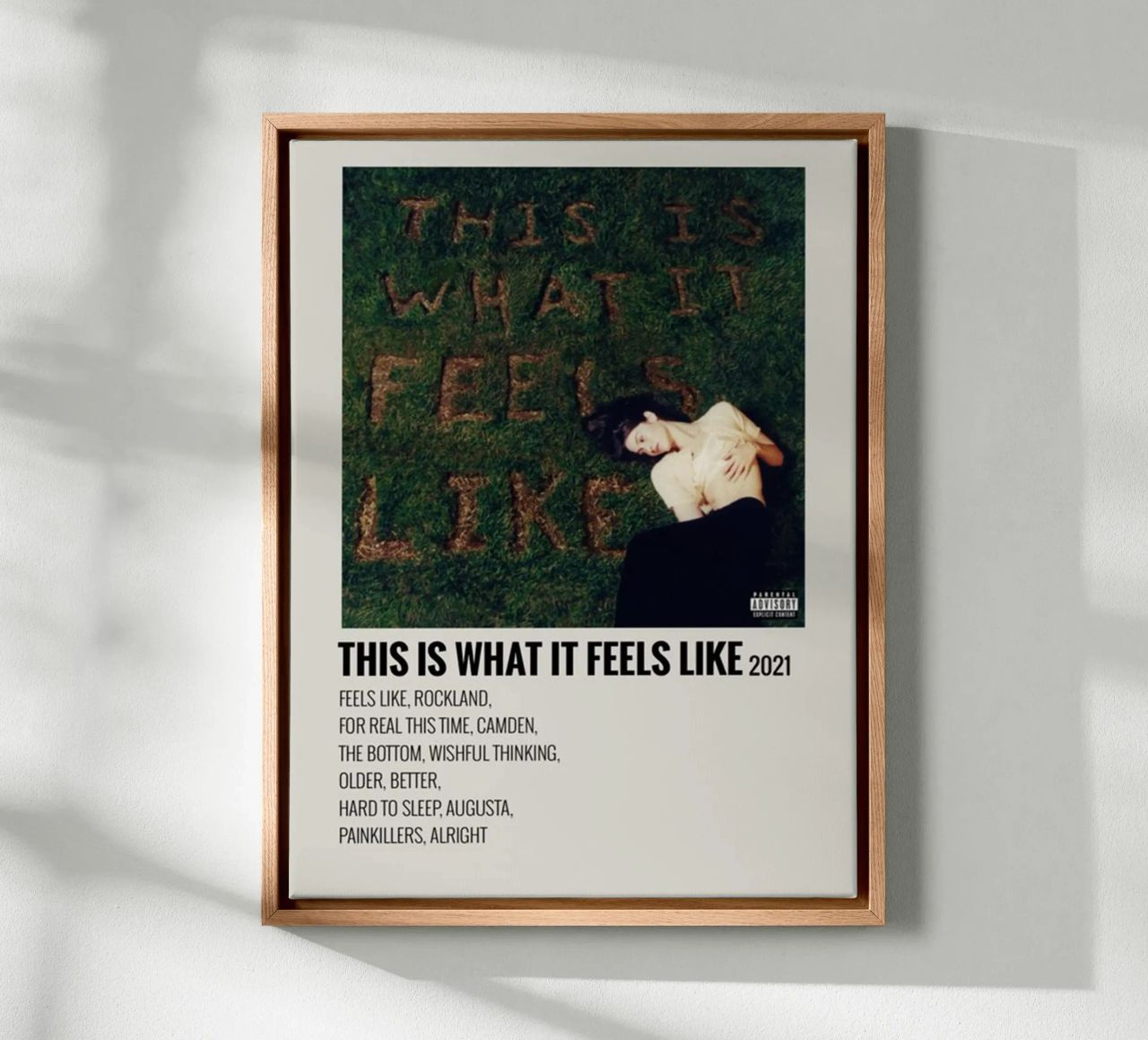 This Is What It Feels Like Gracie Abrams canvas by SoundStudio