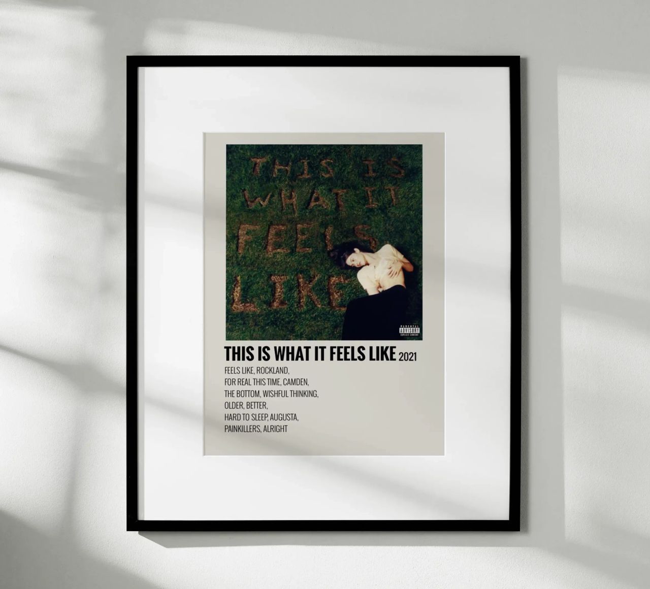 This Is What It Feels Like Gracie Abrams poster by SoundStudio