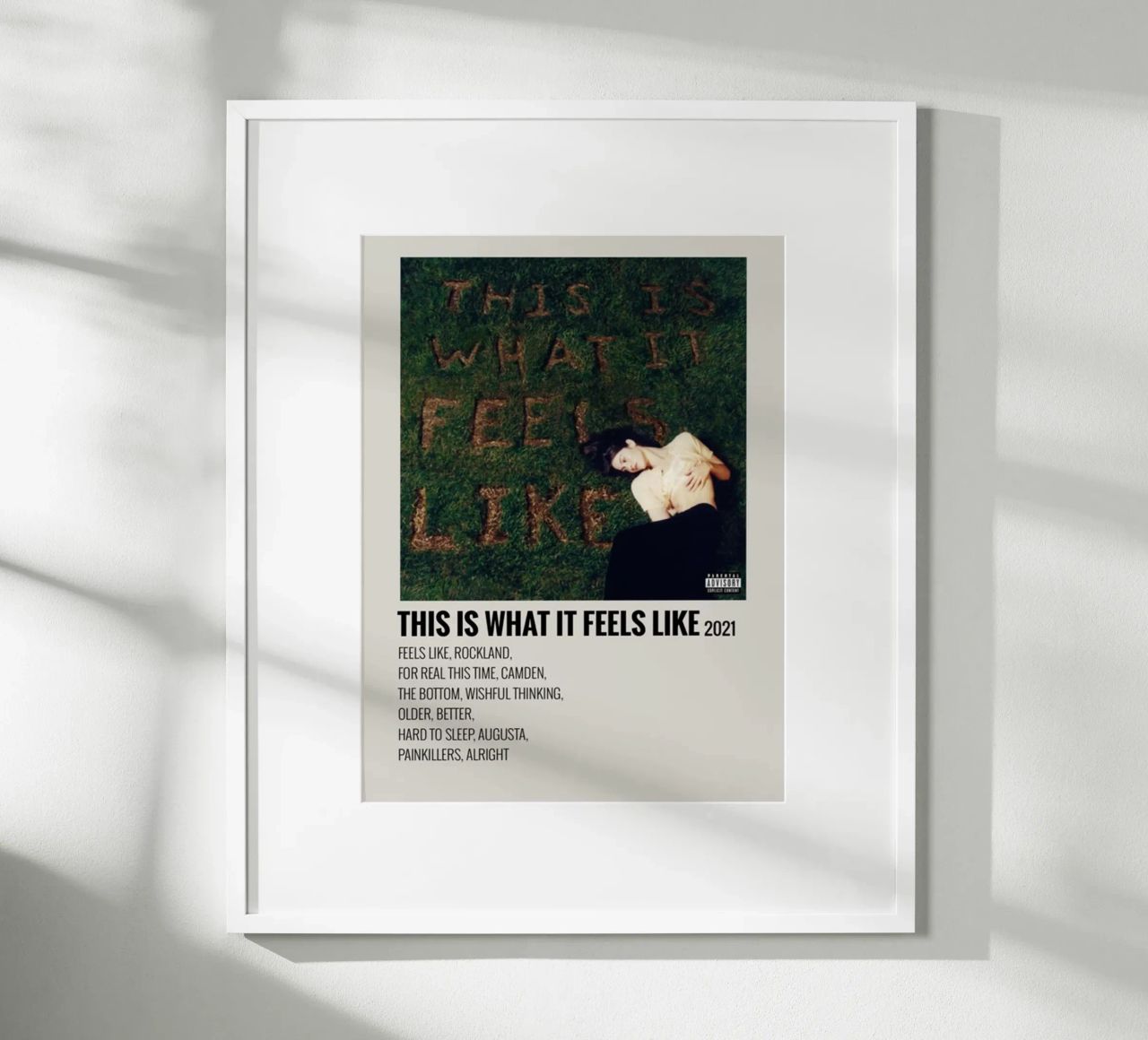 This Is What It Feels Like Gracie Abrams poster by SoundStudio