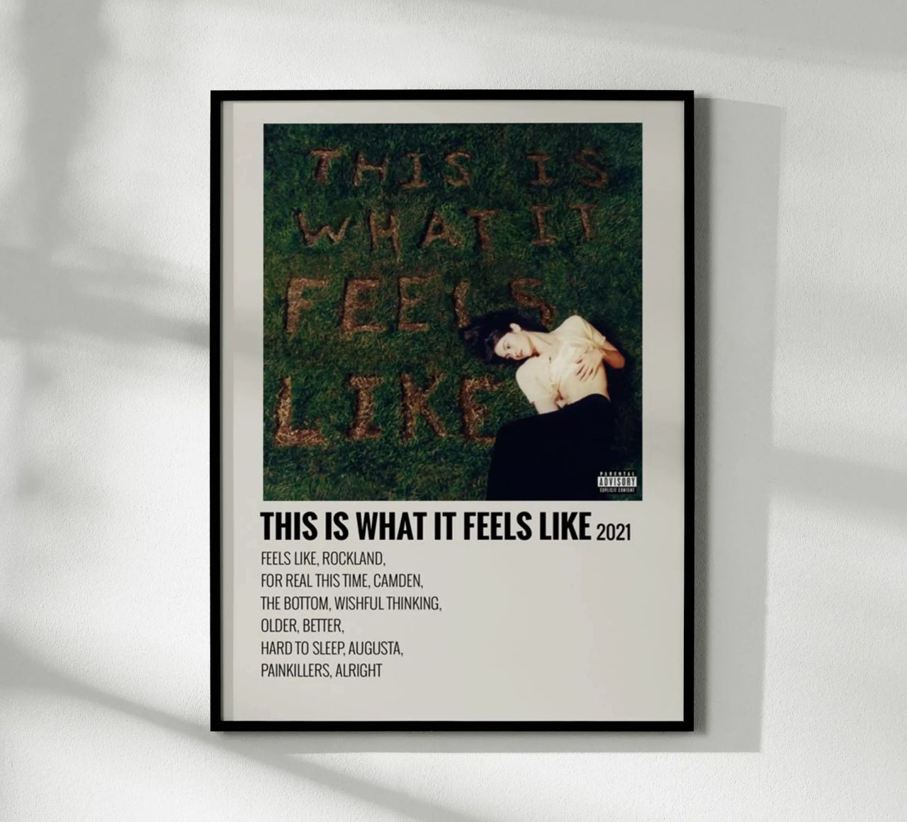 This Is What It Feels Like Gracie Abrams poster by SoundStudio