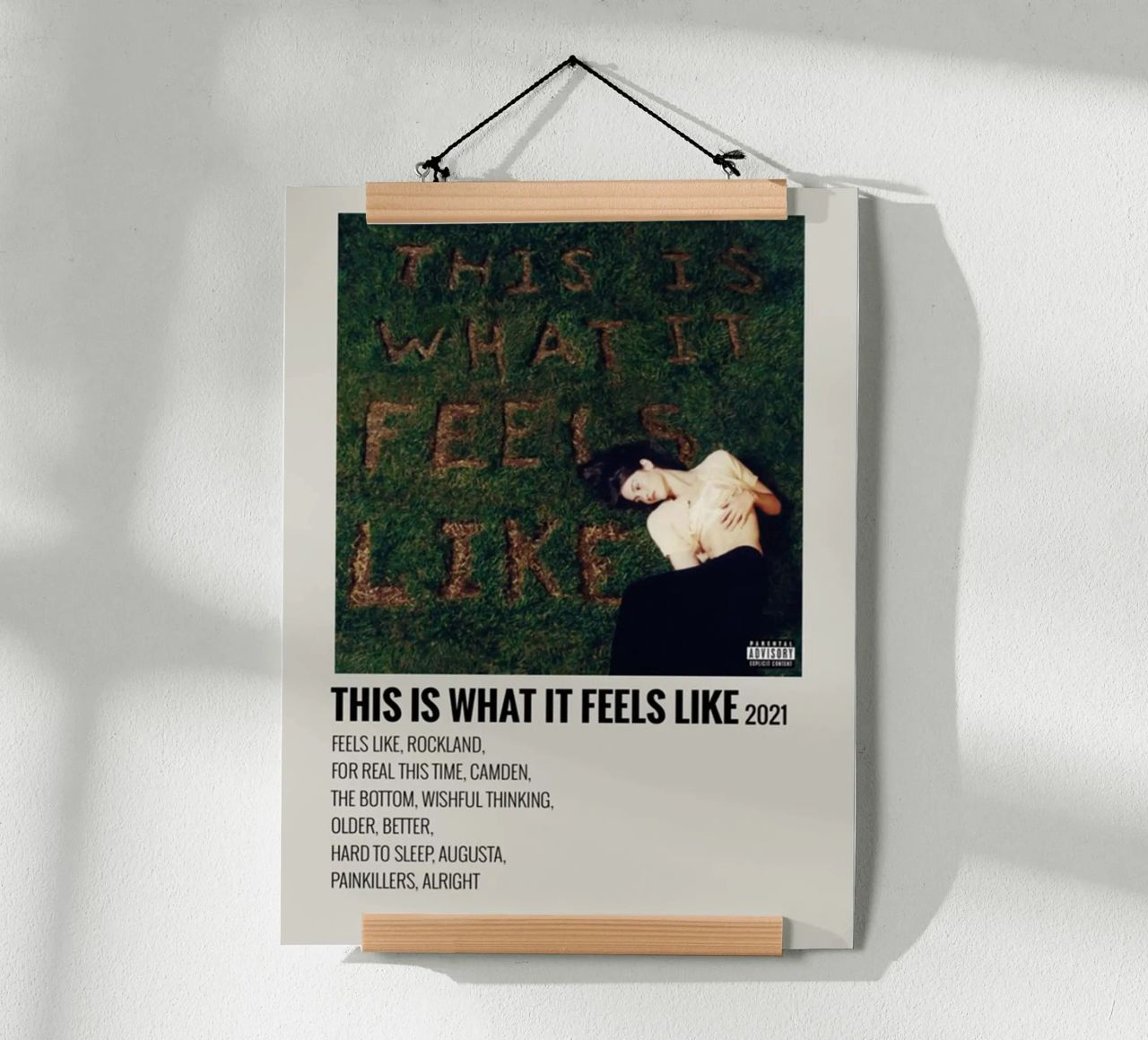 This Is What It Feels Like Gracie Abrams poster by SoundStudio