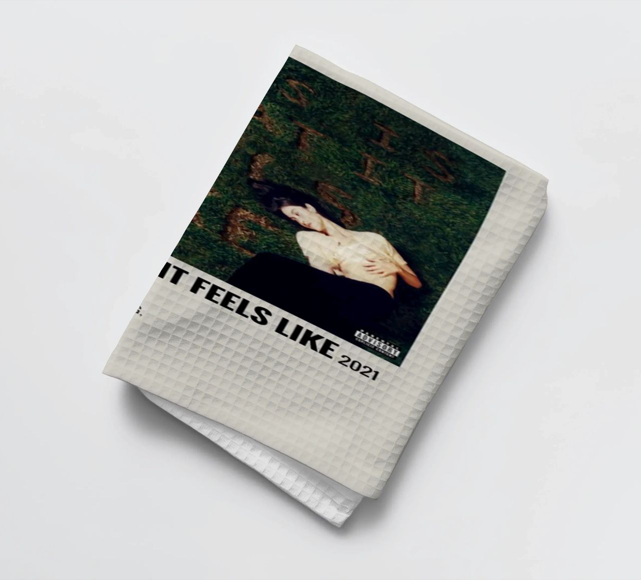 This Is What It Feels Like Gracie Abrams tea towel by SoundStudio