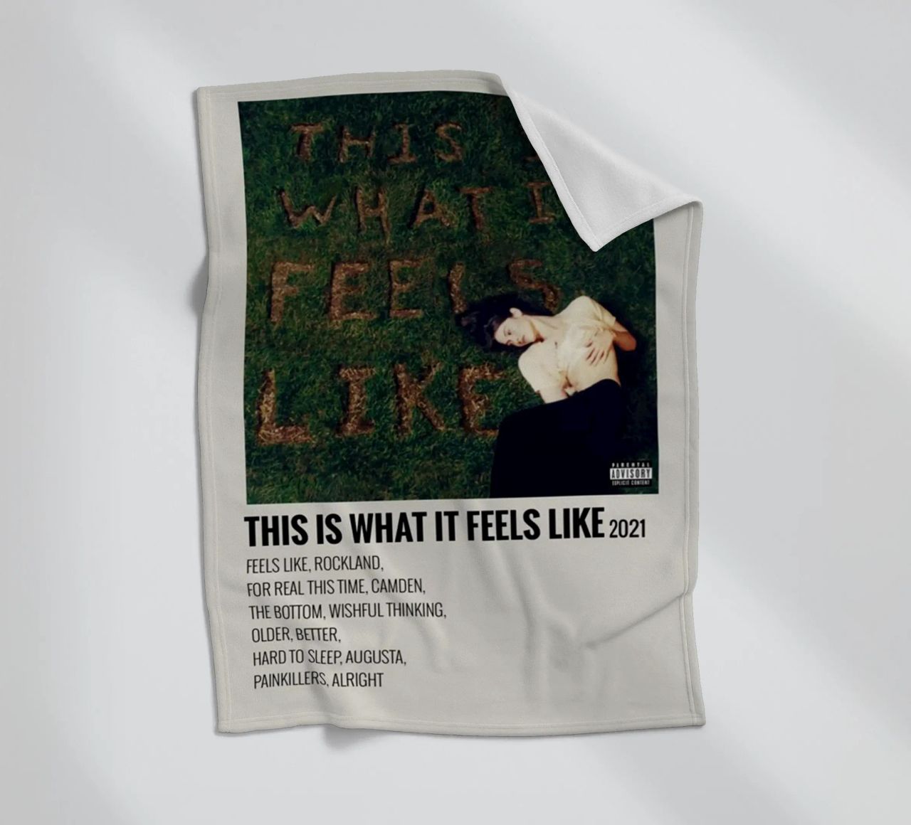 This Is What It Feels Like Gracie Abrams fleece blanket by SoundStudio