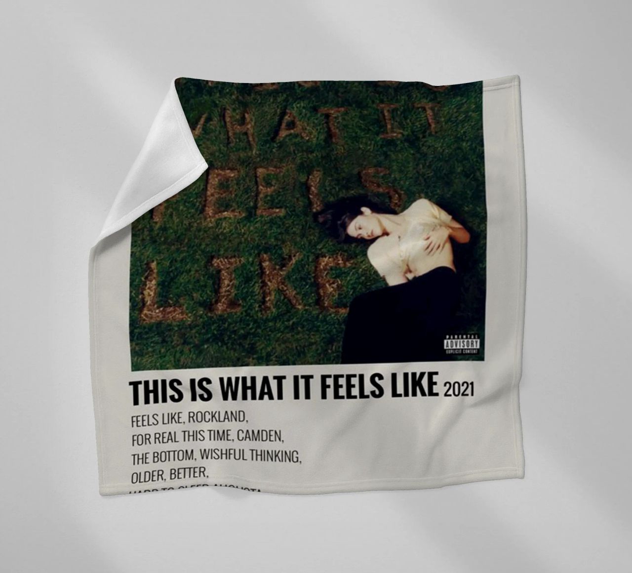 This Is What It Feels Like Gracie Abrams fleece blanket by SoundStudio