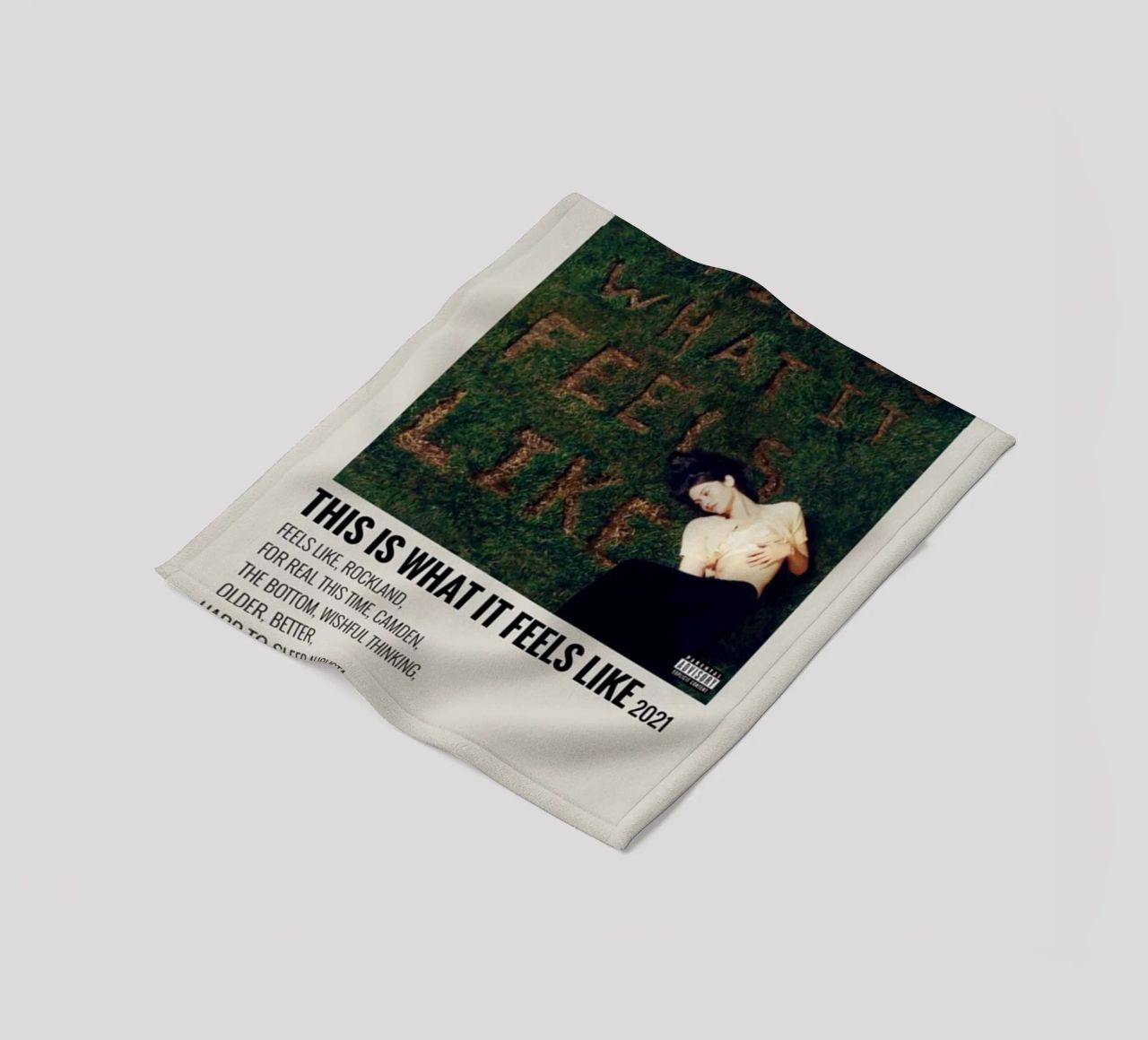 This Is What It Feels Like Gracie Abrams fleece blanket by SoundStudio