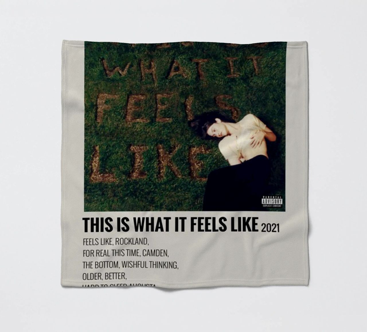 This Is What It Feels Like Gracie Abrams fleece blanket by SoundStudio