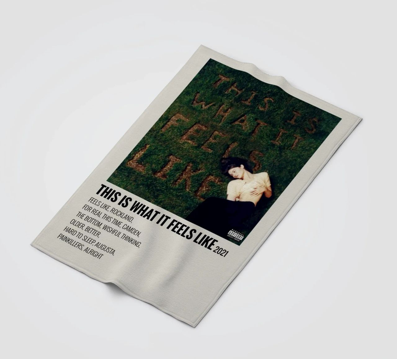 This Is What It Feels Like Gracie Abrams fleece blanket by SoundStudio