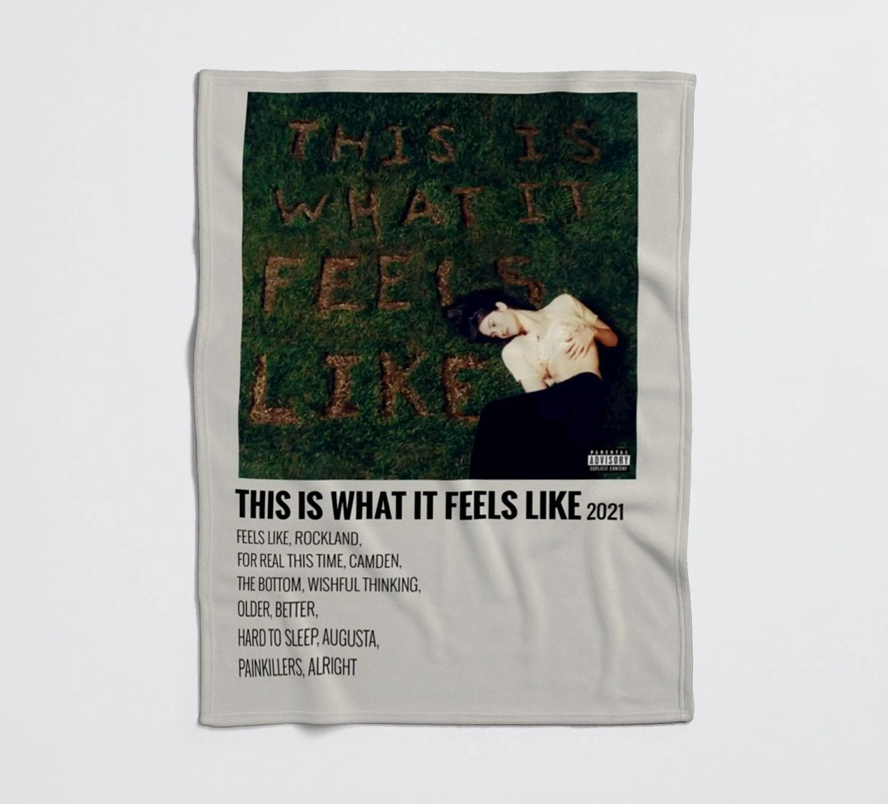 This Is What It Feels Like Gracie Abrams fleece blanket by SoundStudio