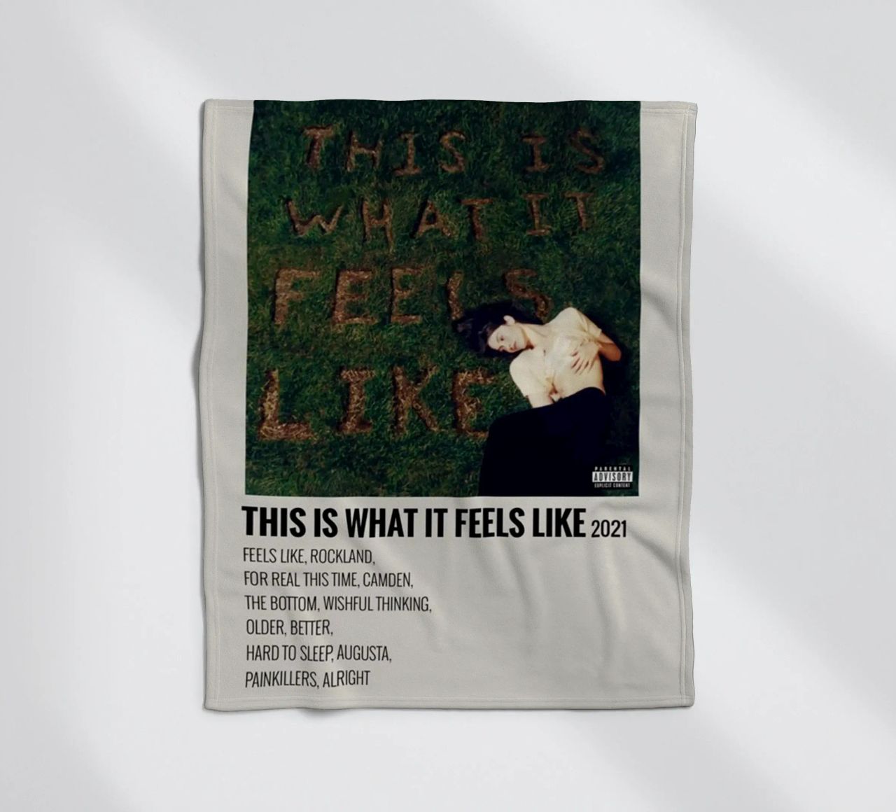 This Is What It Feels Like Gracie Abrams fleece blanket by SoundStudio