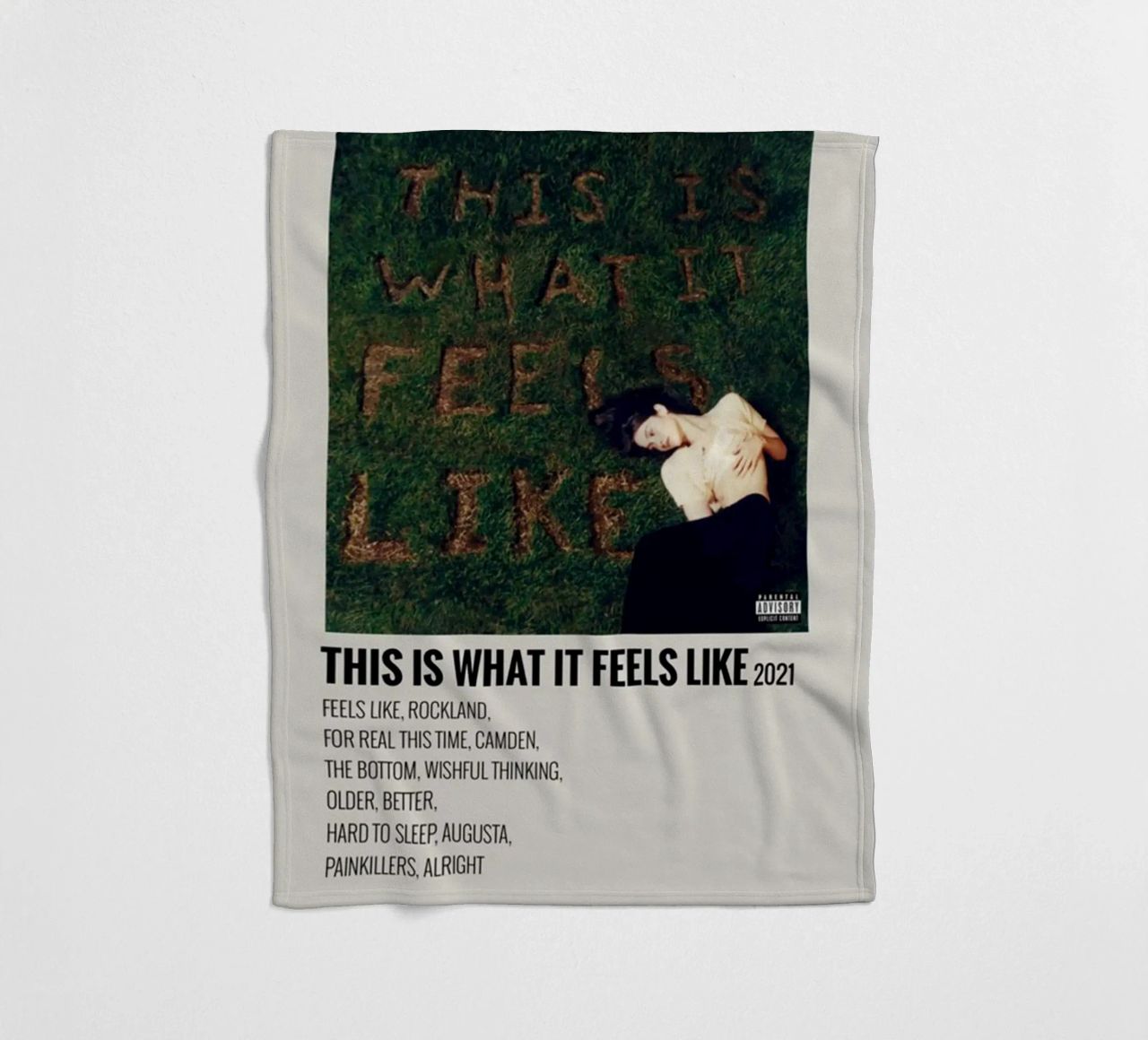 This Is What It Feels Like Gracie Abrams fleece blanket by SoundStudio