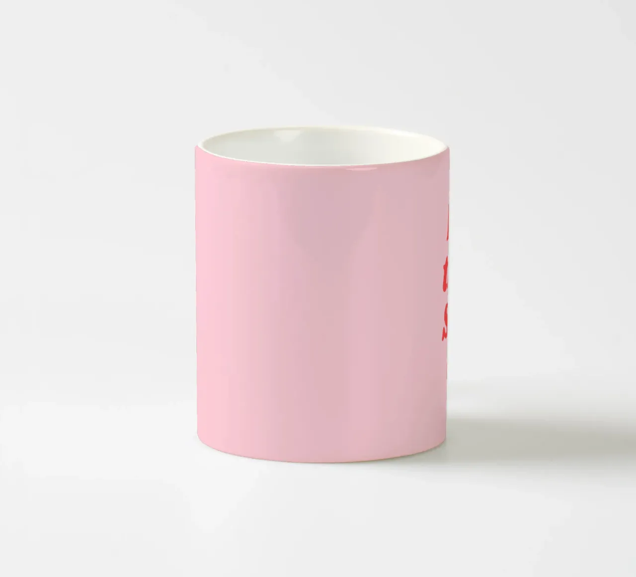 Citazione di Let that shit Go (dolce rosa) tazza in ceramica da Paigaam Studio