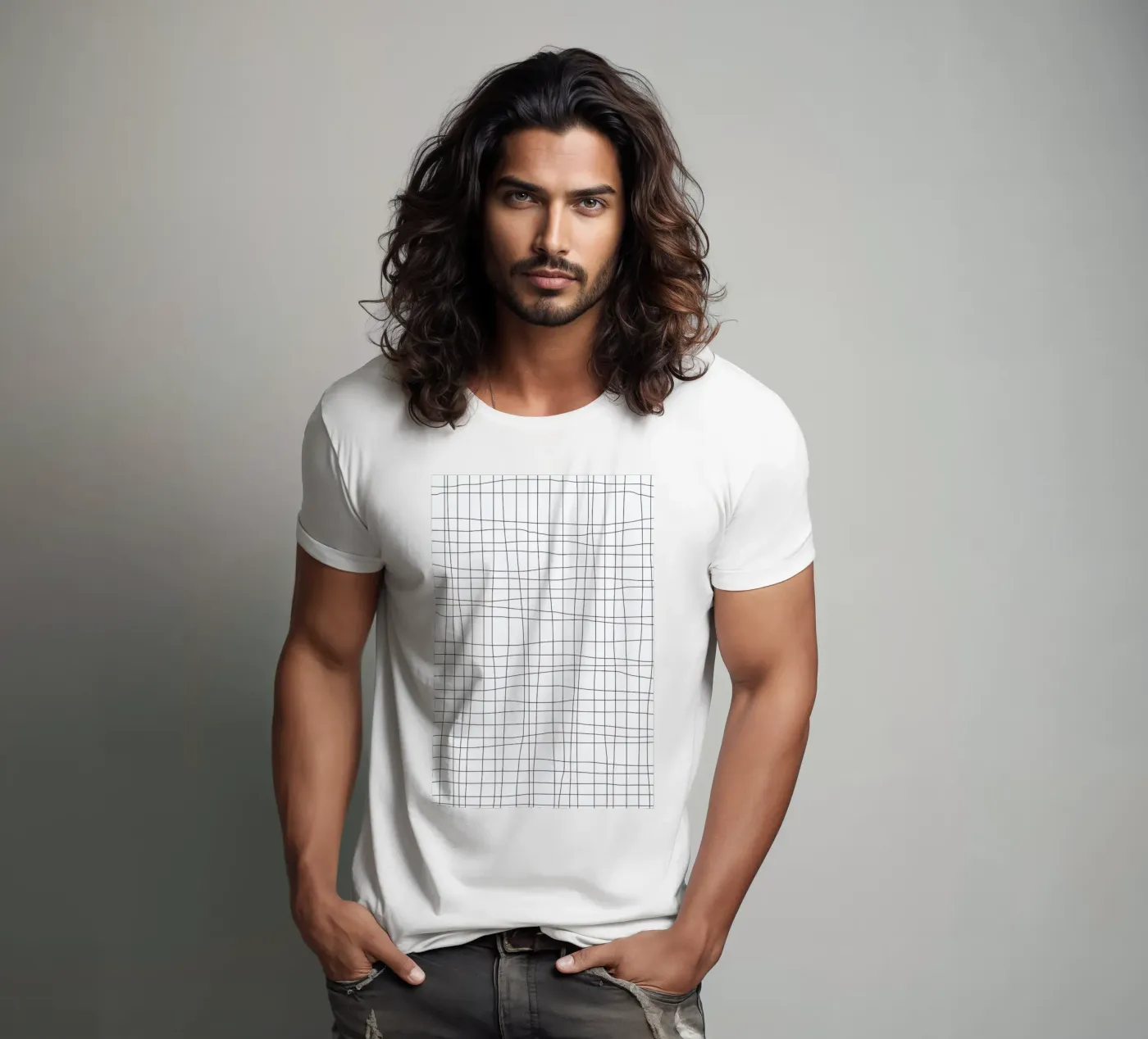 Grid t-shirt da Studio Nahili