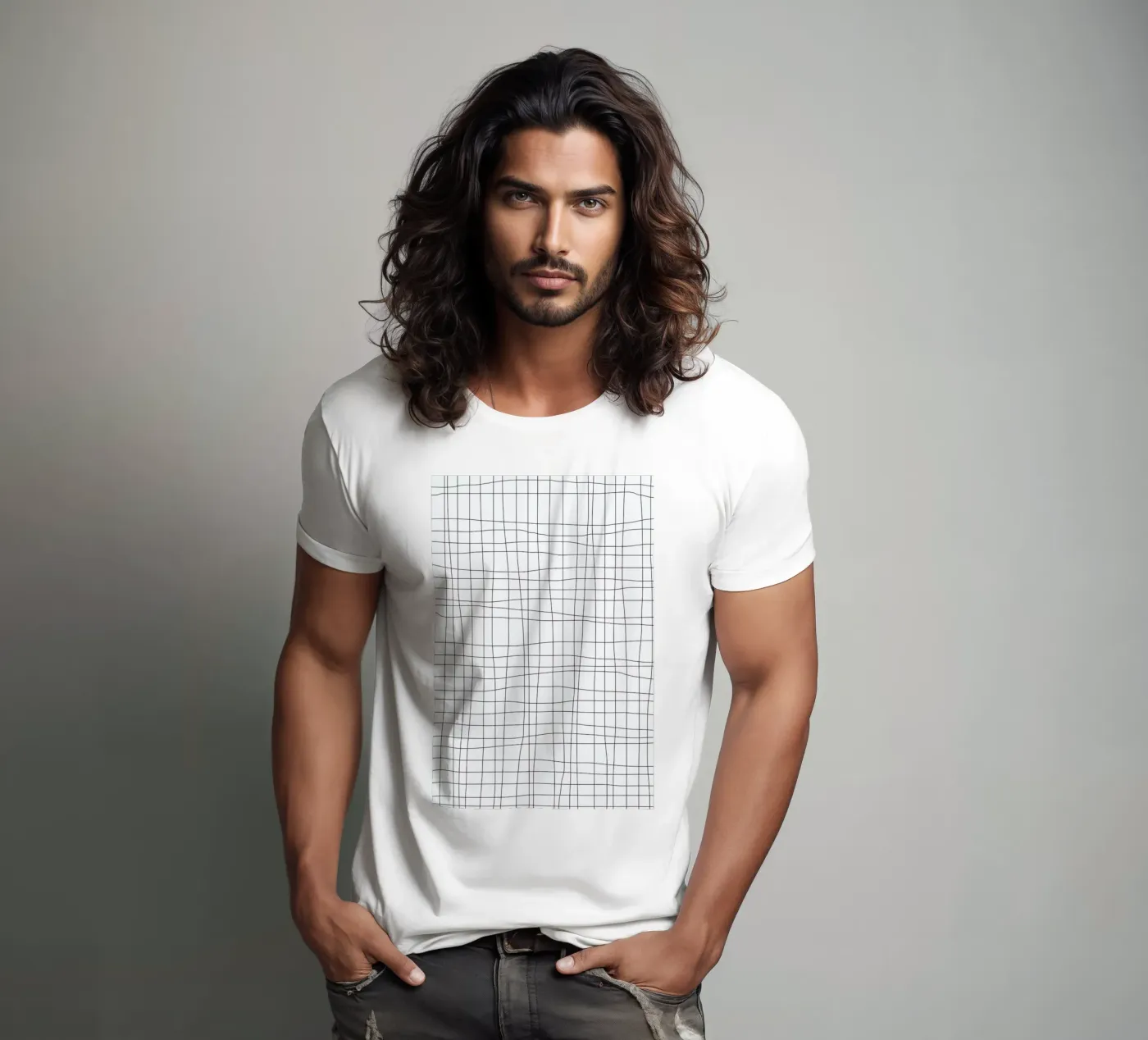 Grid t-shirt da Studio Nahili