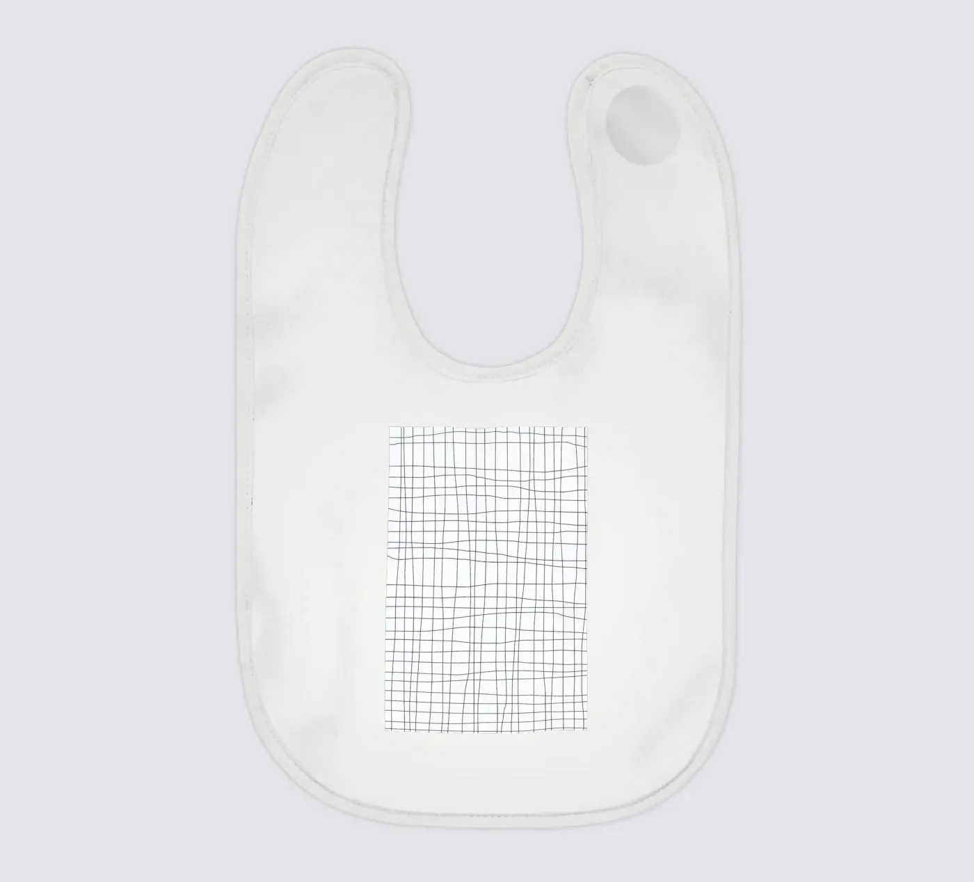 Grid baby bib by Studio Nahili