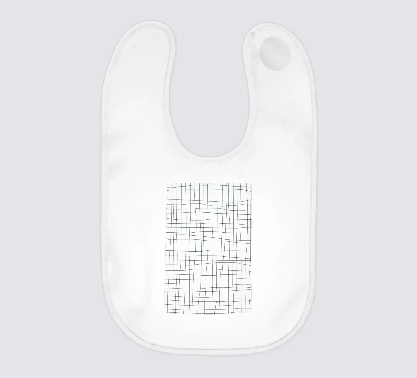 Grid baby bib by Studio Nahili