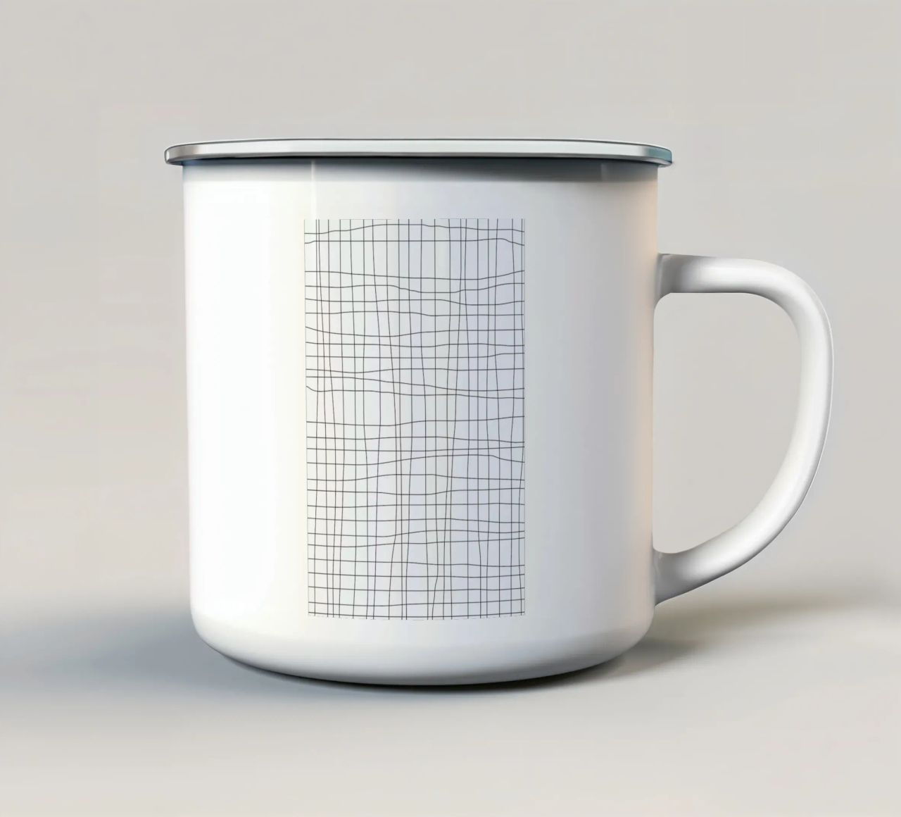 Grid tazza in smalto da Studio Nahili