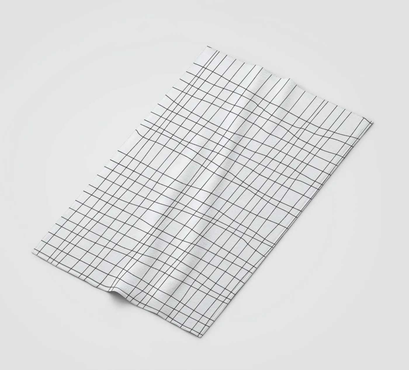 Grid fleece blanket by Studio Nahili