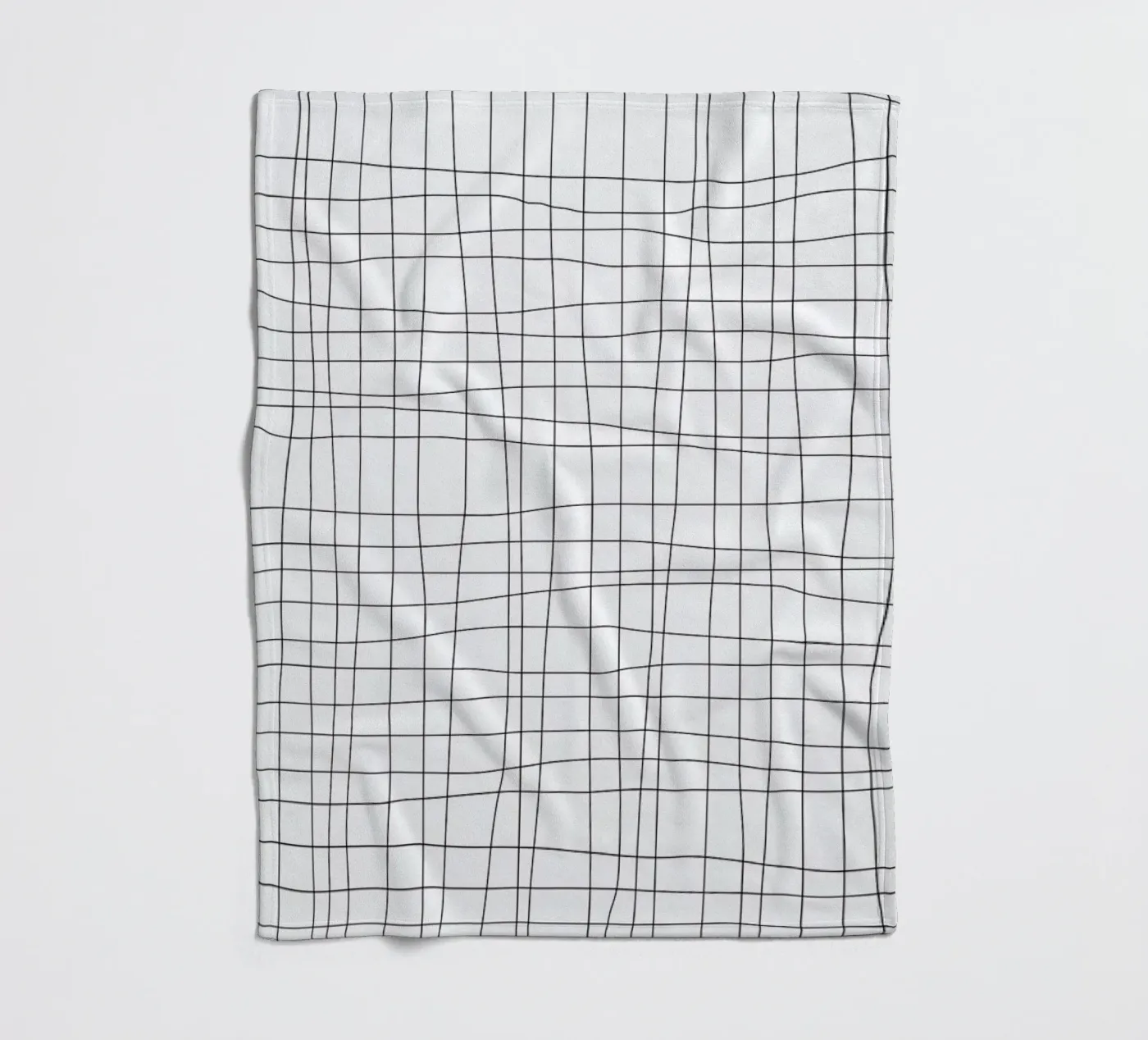 Grid fleece blanket by Studio Nahili