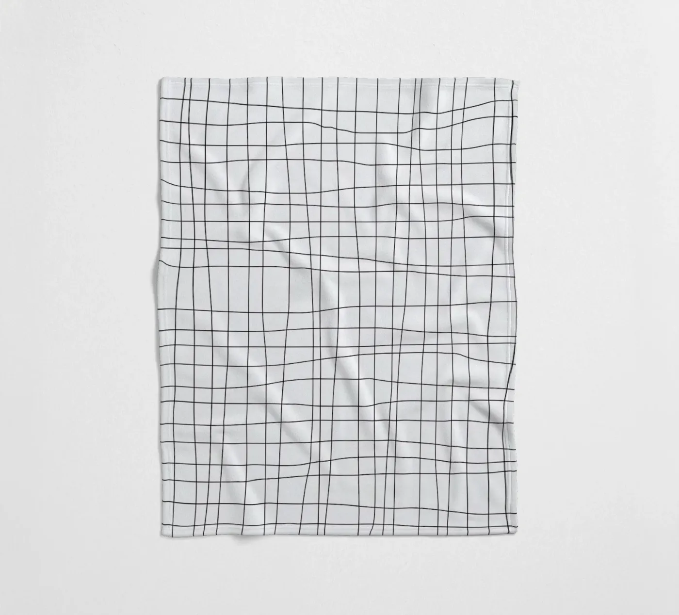 Grid fleece blanket by Studio Nahili