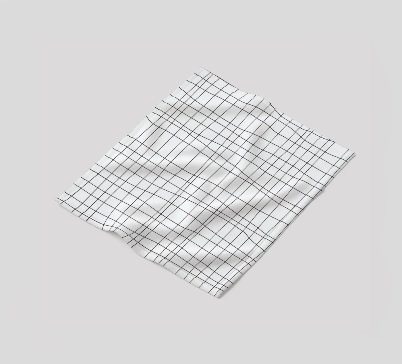 Grid fleece blanket by Studio Nahili