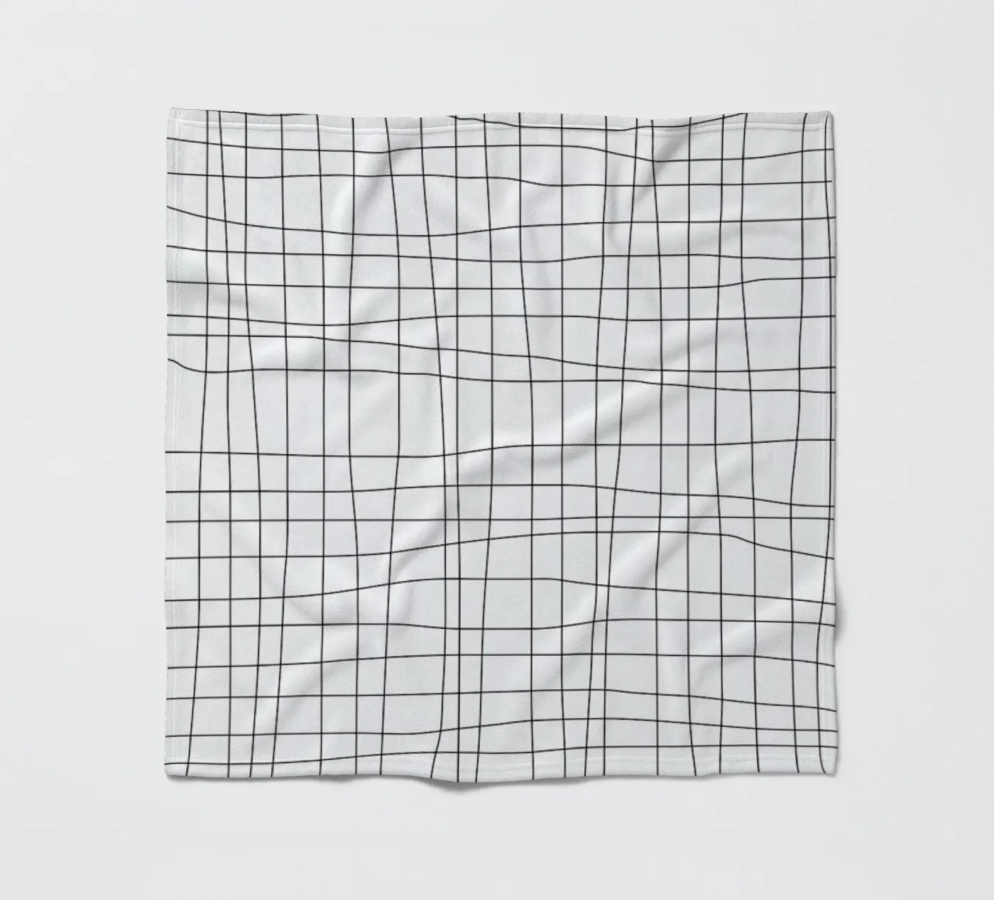 Grid fleece blanket by Studio Nahili
