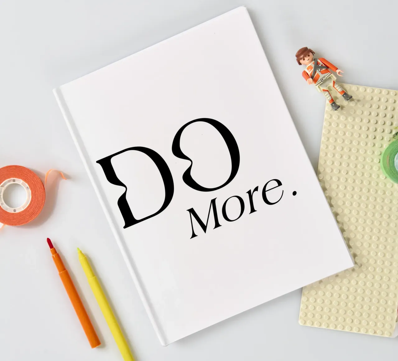 Fare di più Tipografia Semplice Elegante diario da YV TYPOGRAPHY